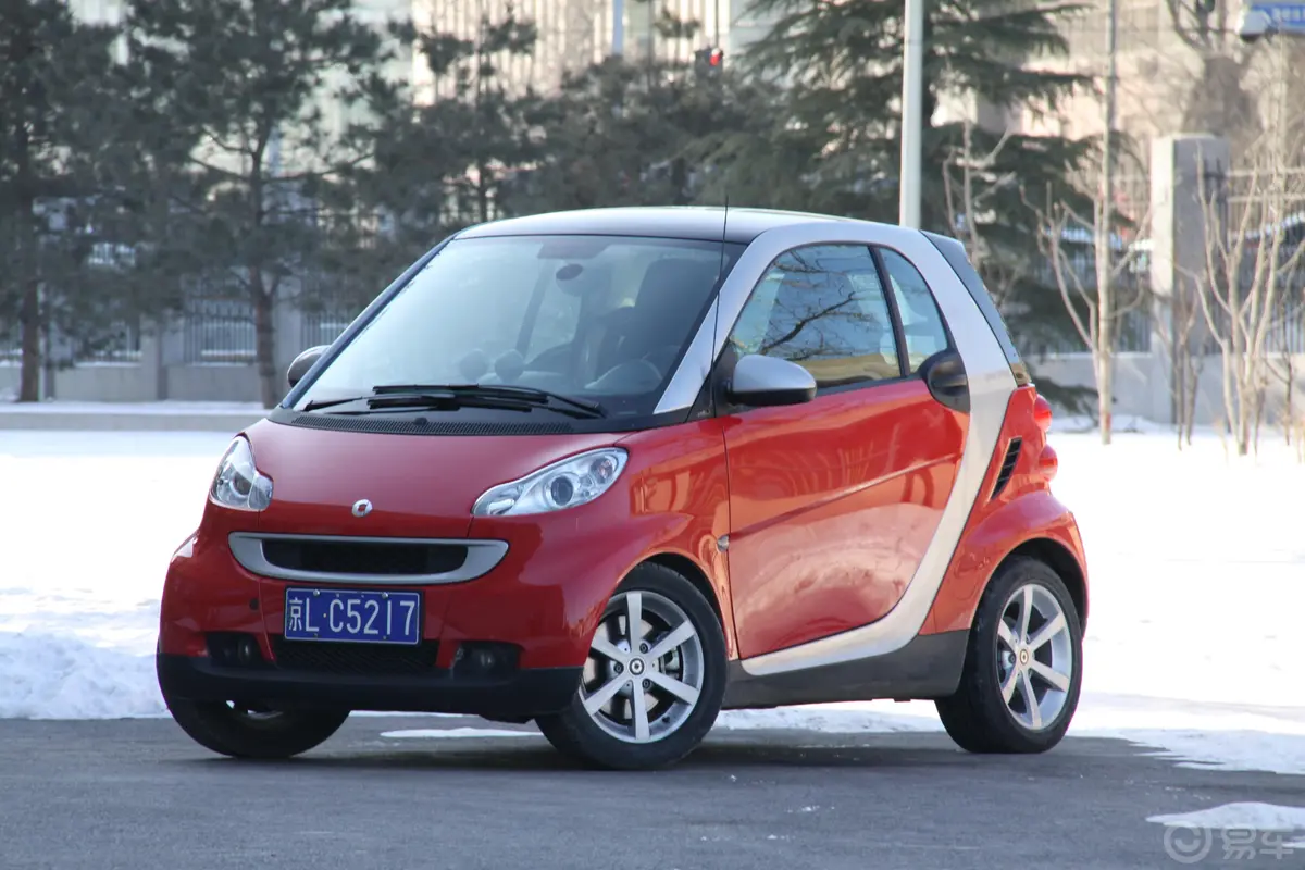 smart fortwocoupe style版侧前45度车头向左水平