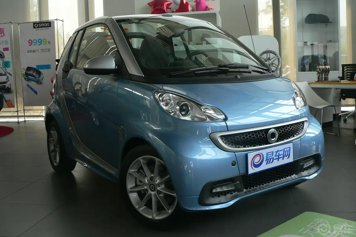 smart fortwo1.0L MHD 敞篷激情版正前水平