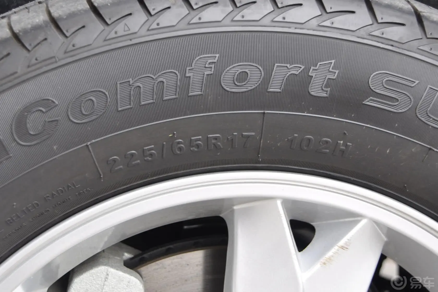 比亚迪S62.4L 自动 尊享型 劲悦版轮胎规格