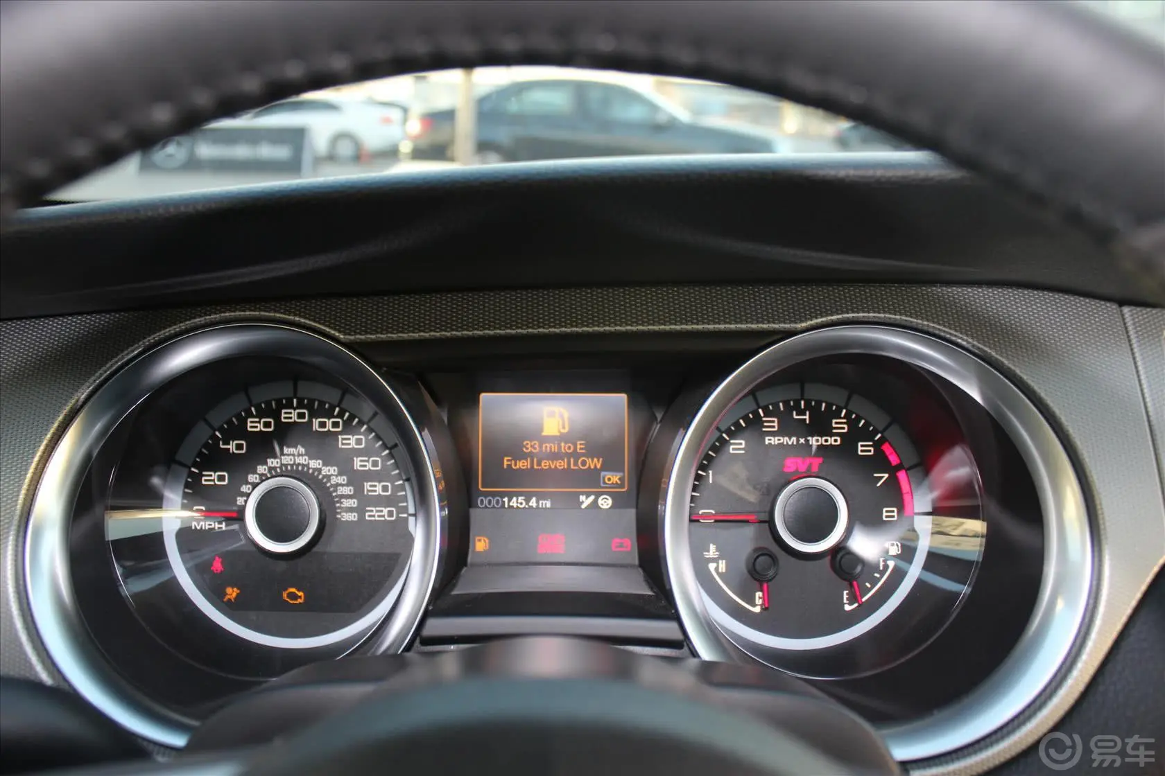 Mustang5.8T 手动 GT500仪表盘背光显示