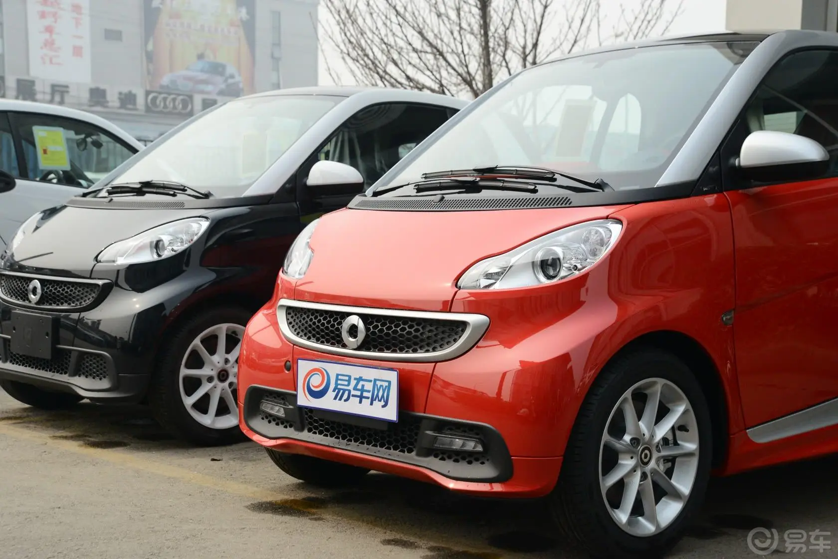 smart fortwo1.0T 硬顶激情版车头局部