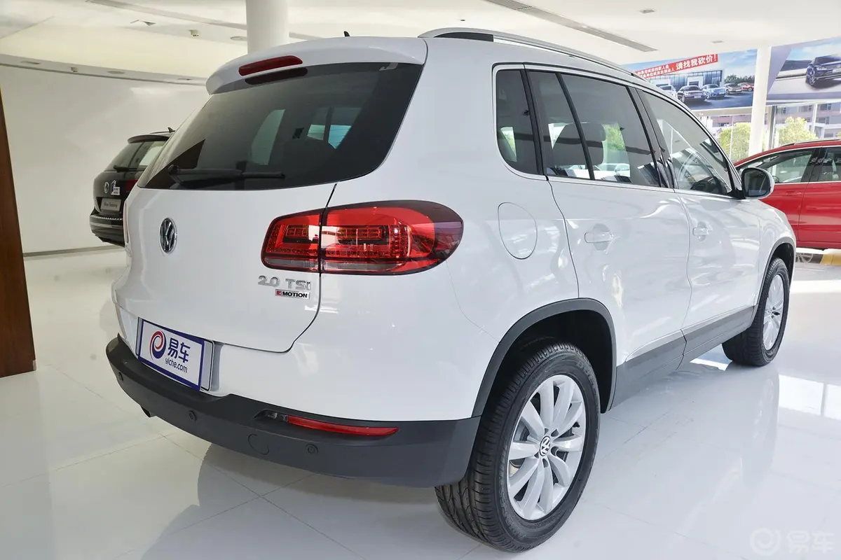 Tiguan2.0T 手自一体 四标准型侧后45度车头向右水平