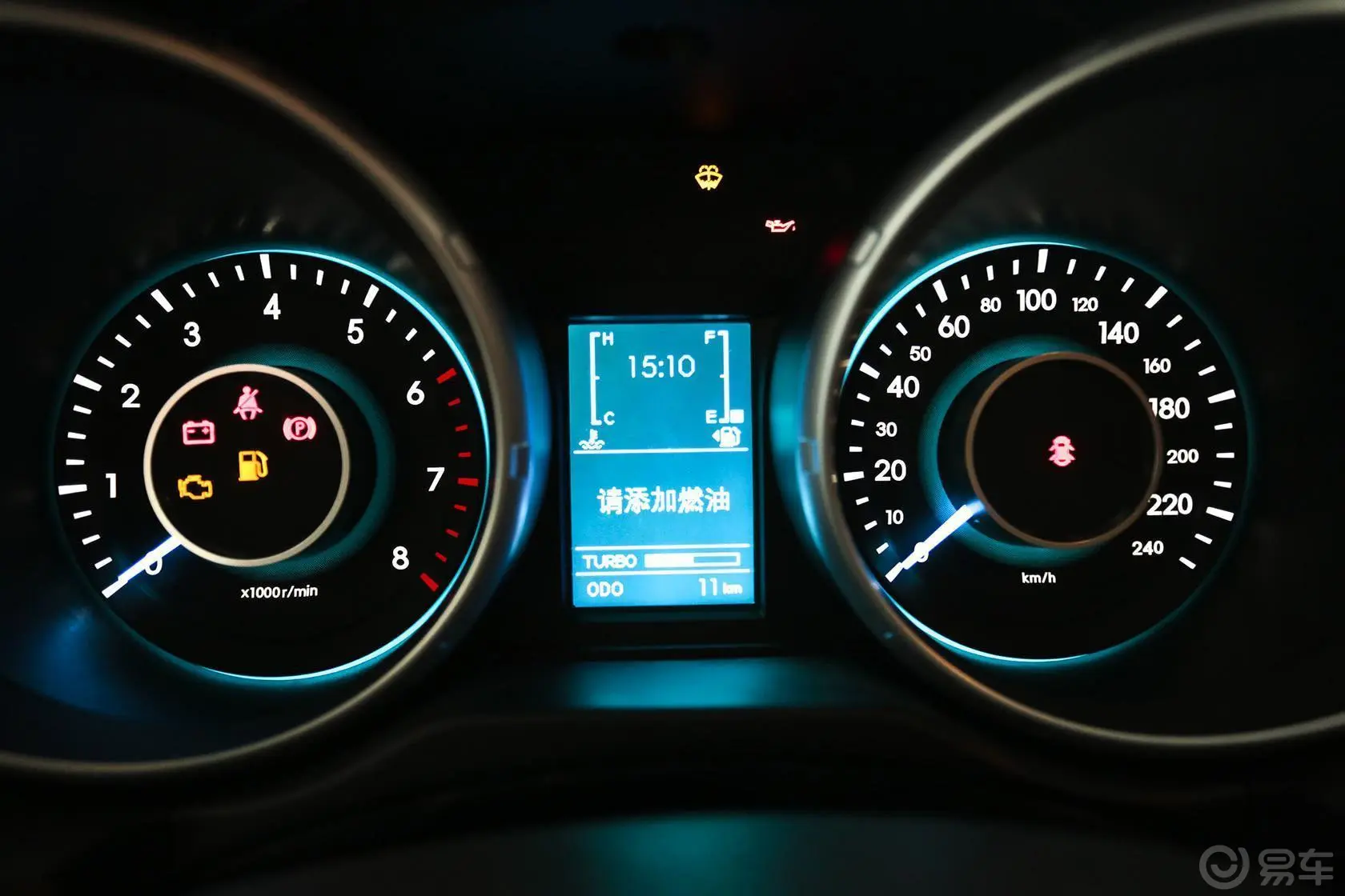 威旺S50欢动版 1.5T 手动 尊贵版仪表盘背光显示