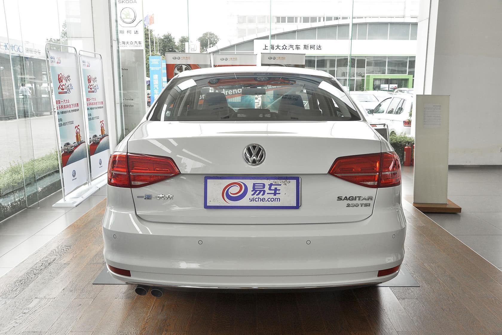 【速腾1.4T 手动 230TSI 豪华型正后水平图片-汽车图片大全】-易车