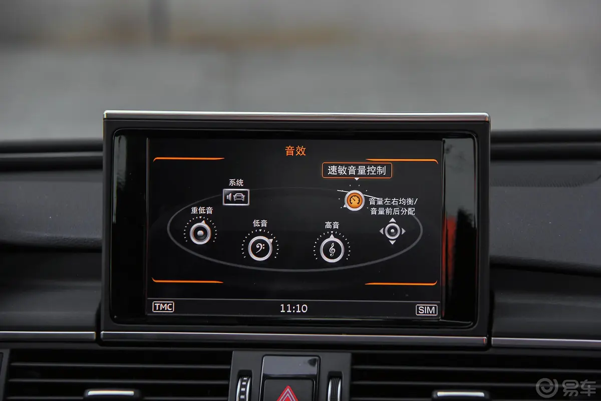 奥迪A6L45 TFSI quattro 运动版中控台空调控制键
