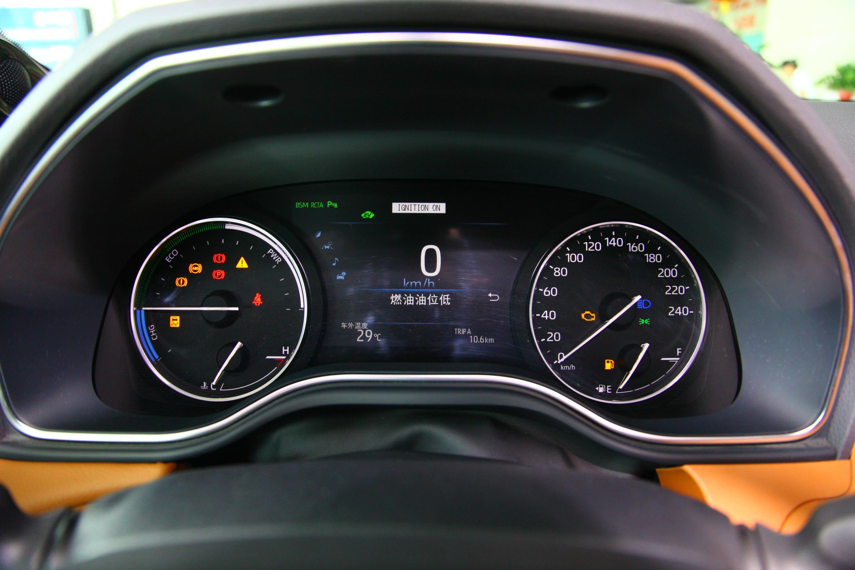 【亚洲龙双擎 2.5L E-CVT Limited旗舰版 国VI仪表盘图片-汽车图片大全】-易车