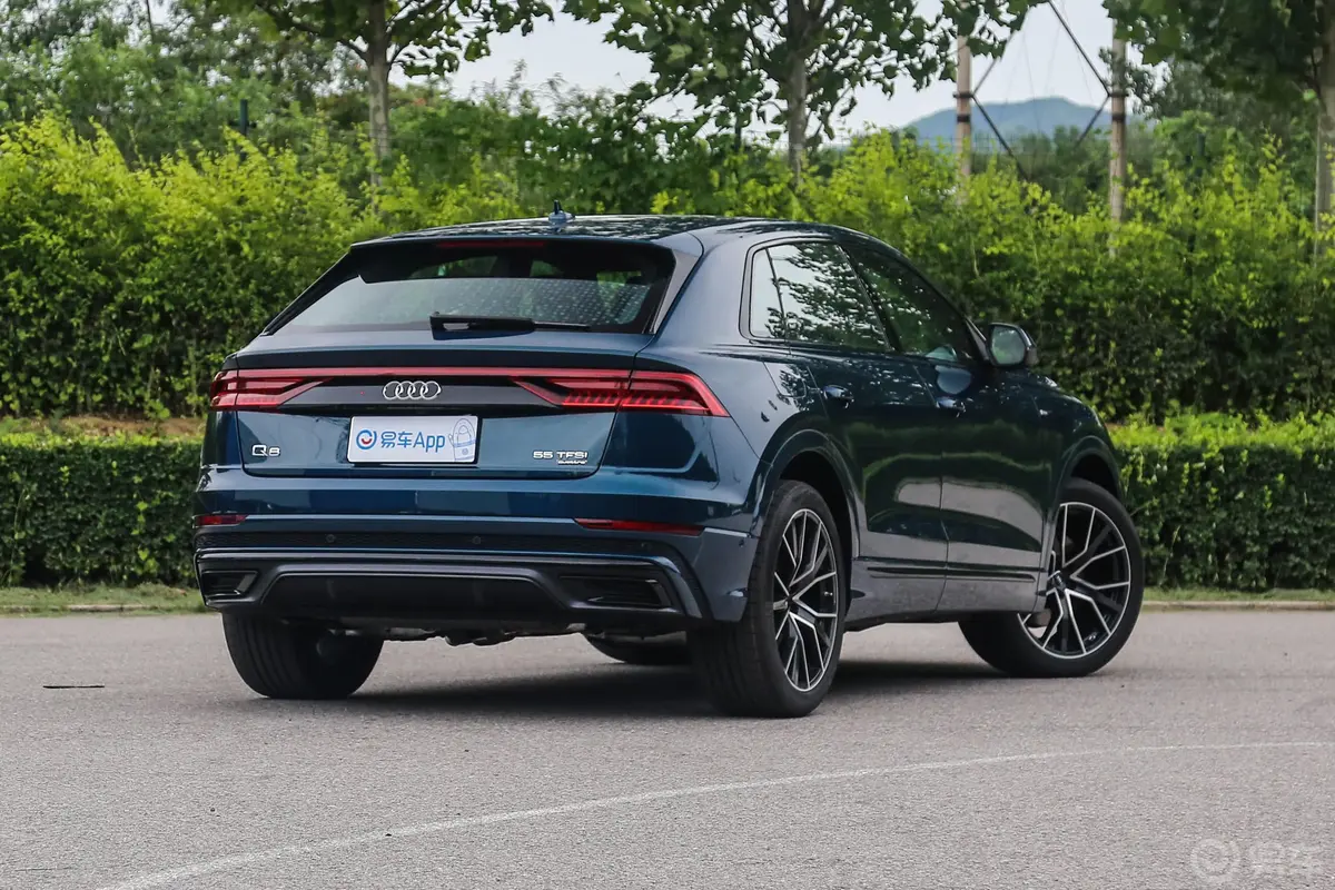 奥迪Q855 TFSI quattro 尊享动感型侧后45度车头向右水平