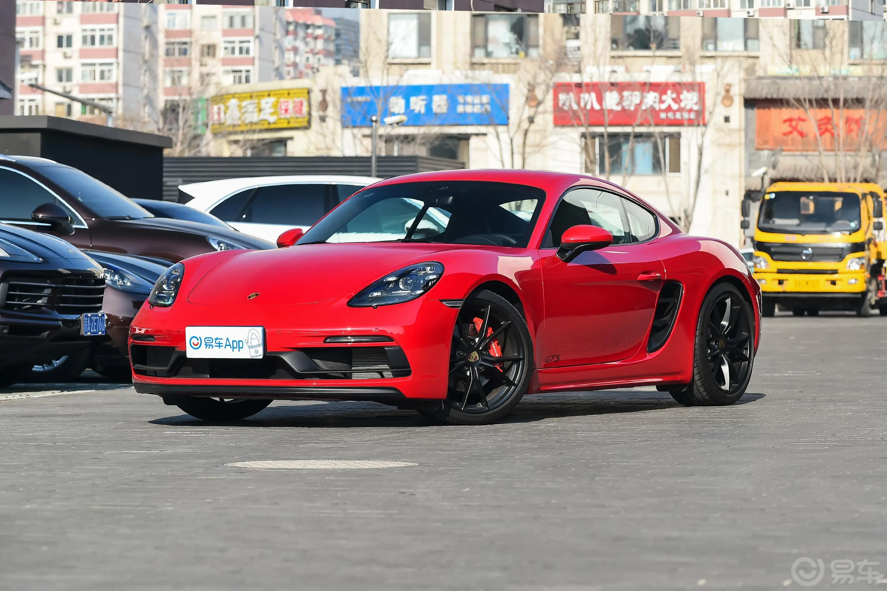 保时捷718Cayman GTS 2.5T侧前45度车头向左水平