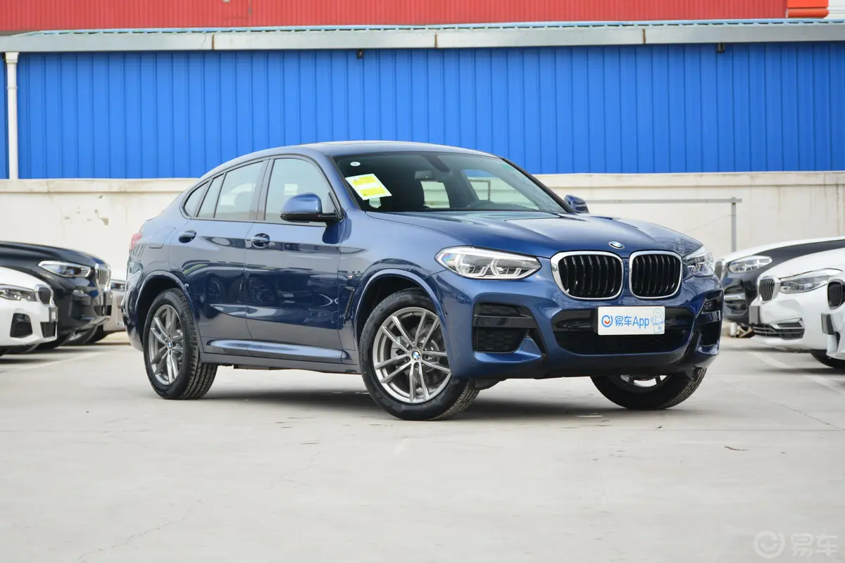 宝马X4xDrive25i M运动套装侧前45度车头向右水平