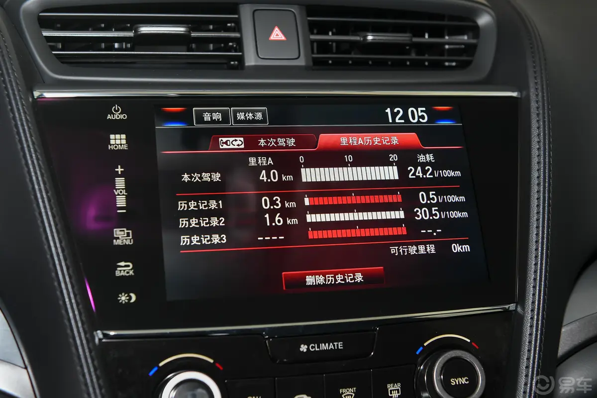 讴歌CDX1.5T 两驱 畅享Plus版内饰