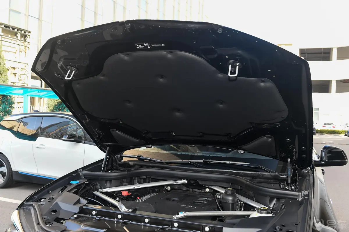 宝马X6xDrive30i M运动套装发动机舱盖内侧