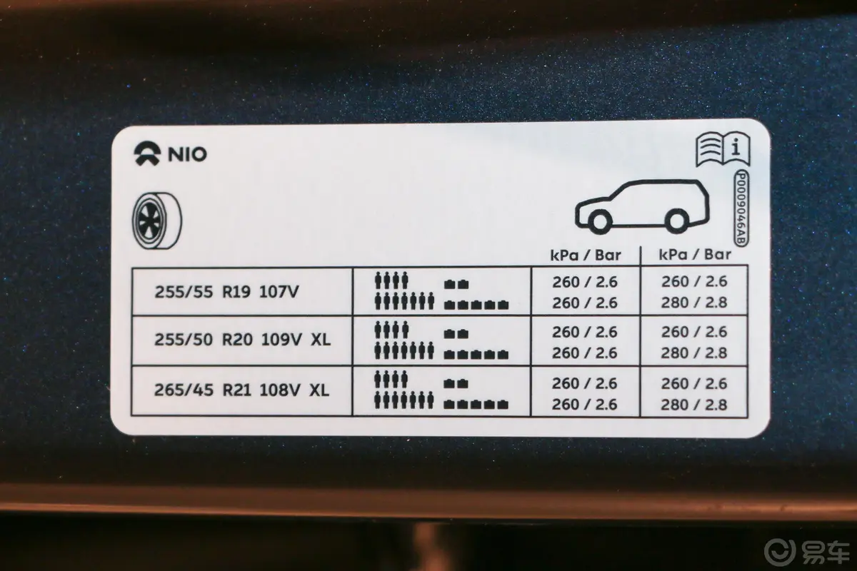 蔚来ES8485KM  签名版 7座外观