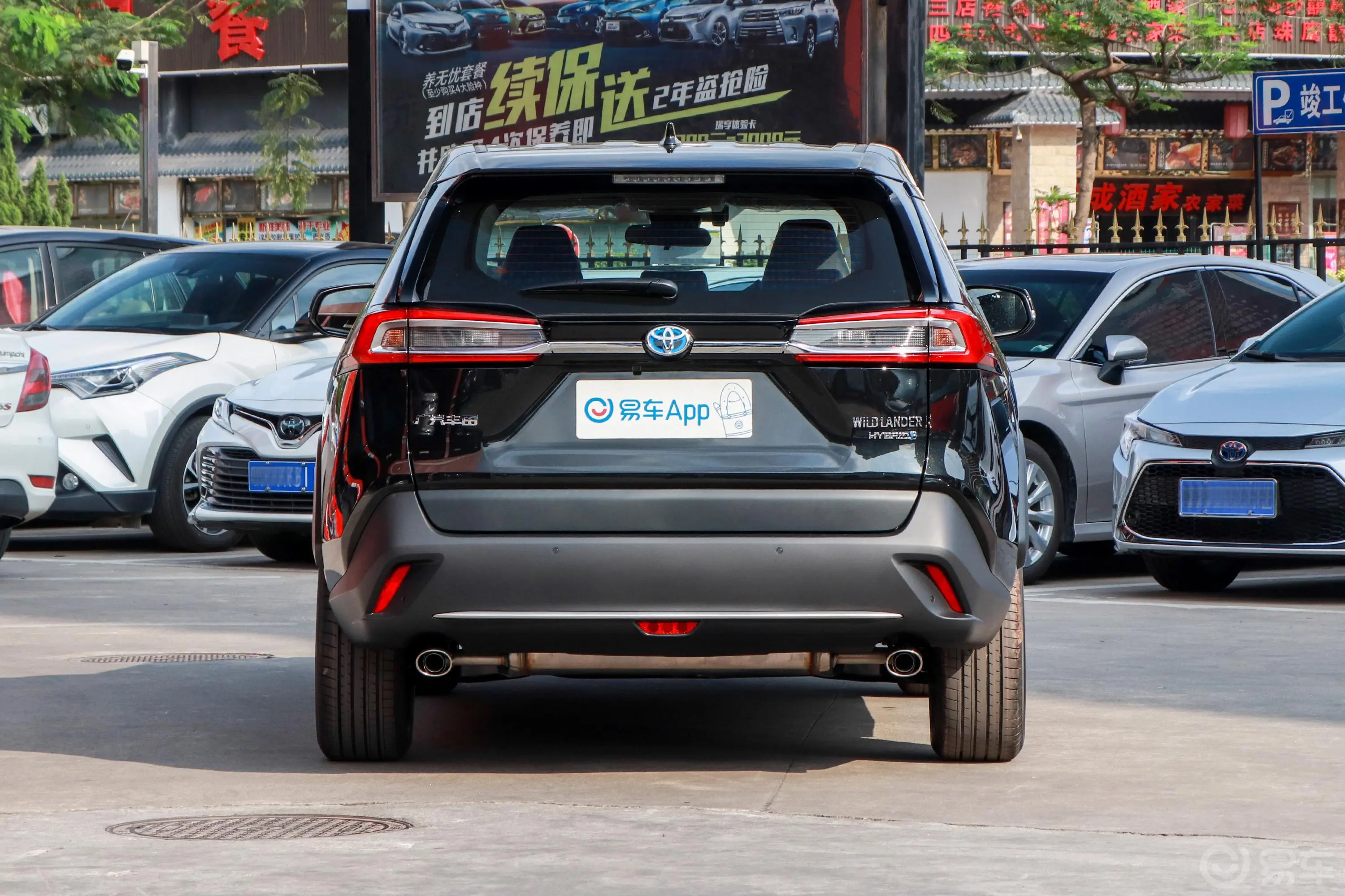 威兰达双擎 2.5L E-CVT 两驱 豪华版正后水平