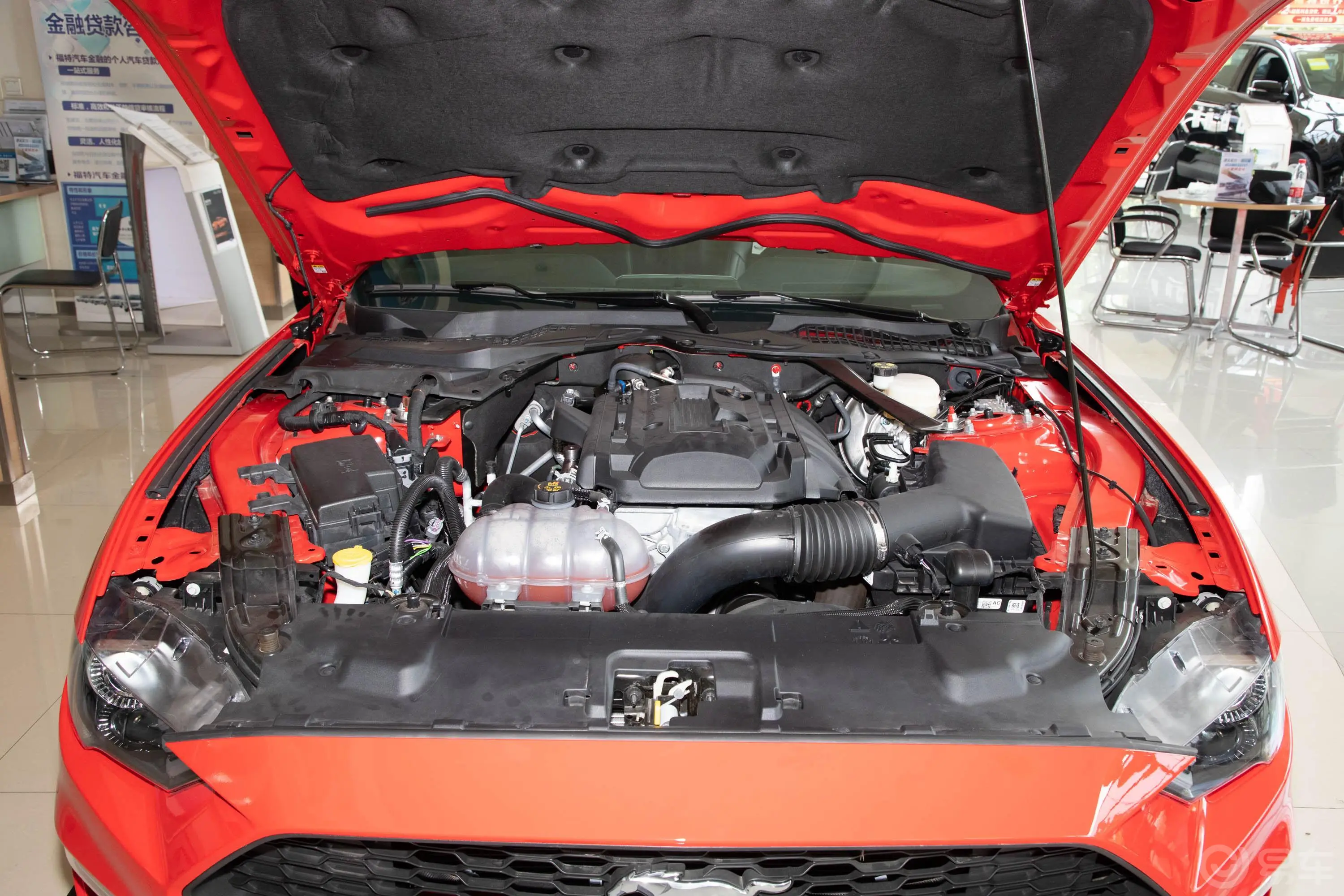 Mustang2.3L EcoBoost 暗夜骑士运动版发动机舱整体