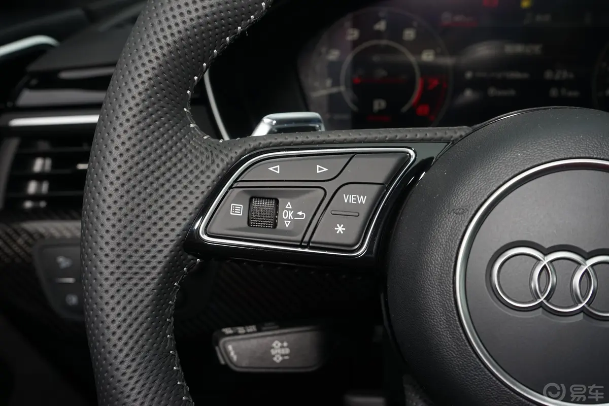 奥迪RS 42.9T Avant 黑曜版左侧方向盘功能按键