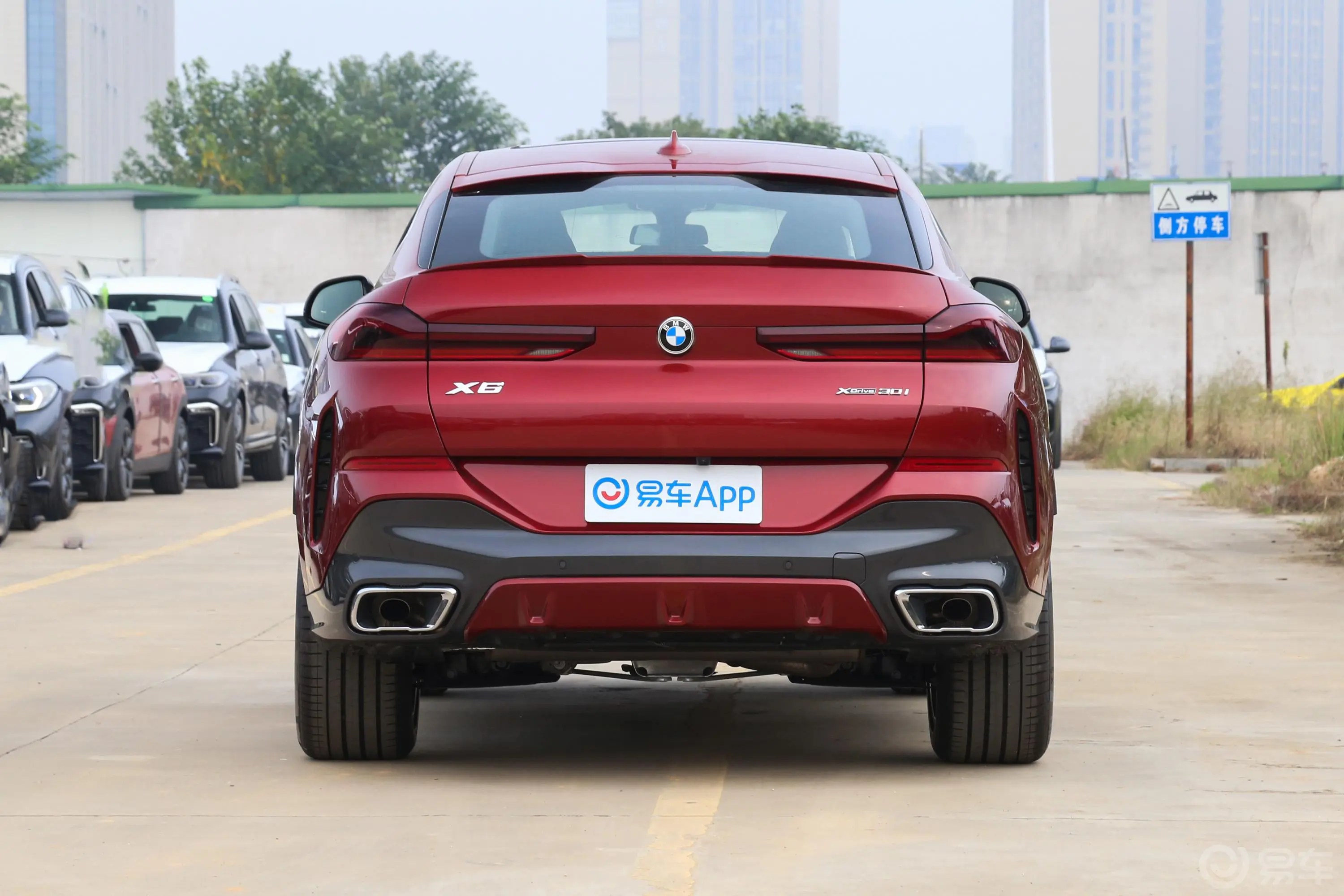 宝马X6xDrive30i M运动套装正后水平