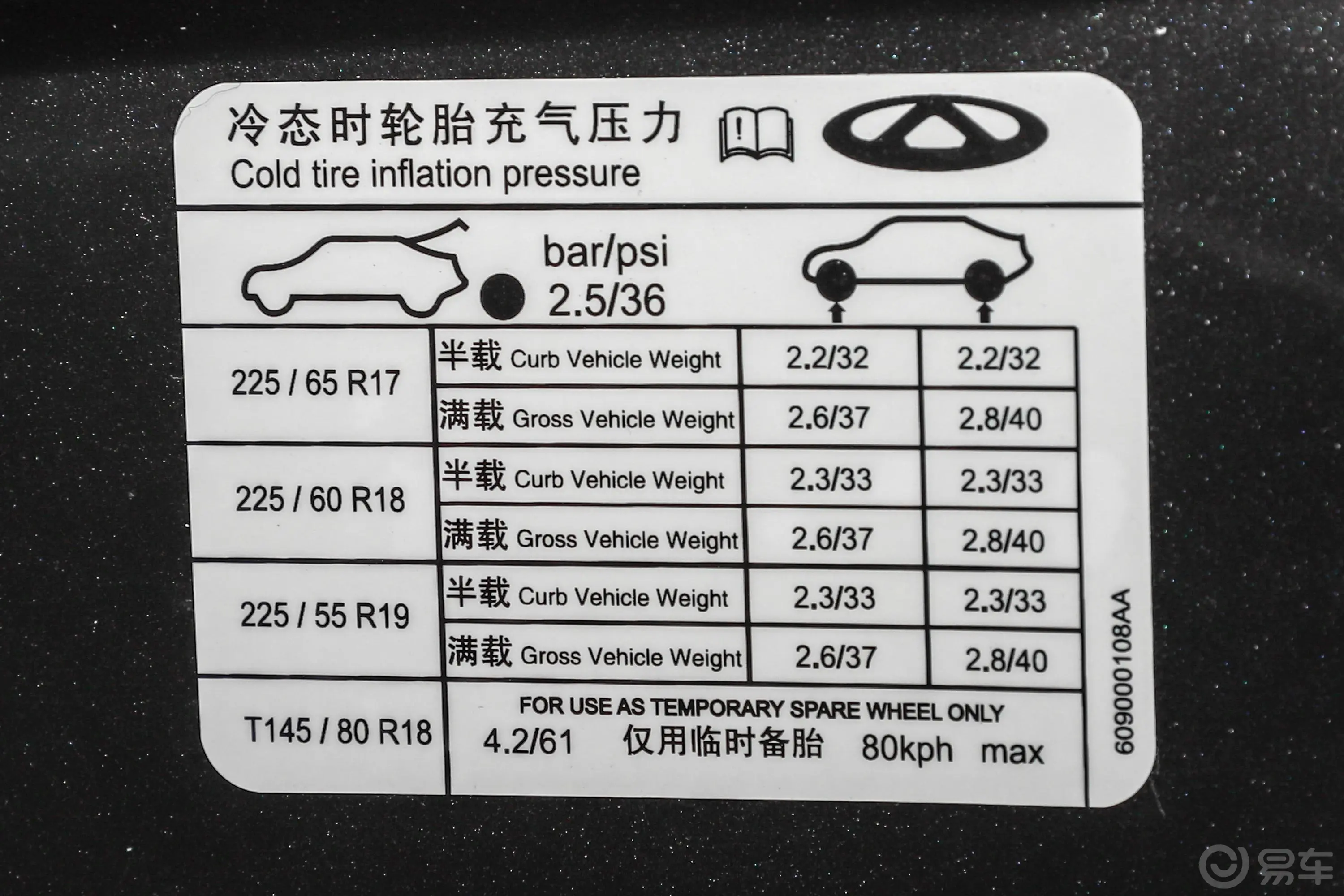 星途凌云290T 四驱星尊版外观