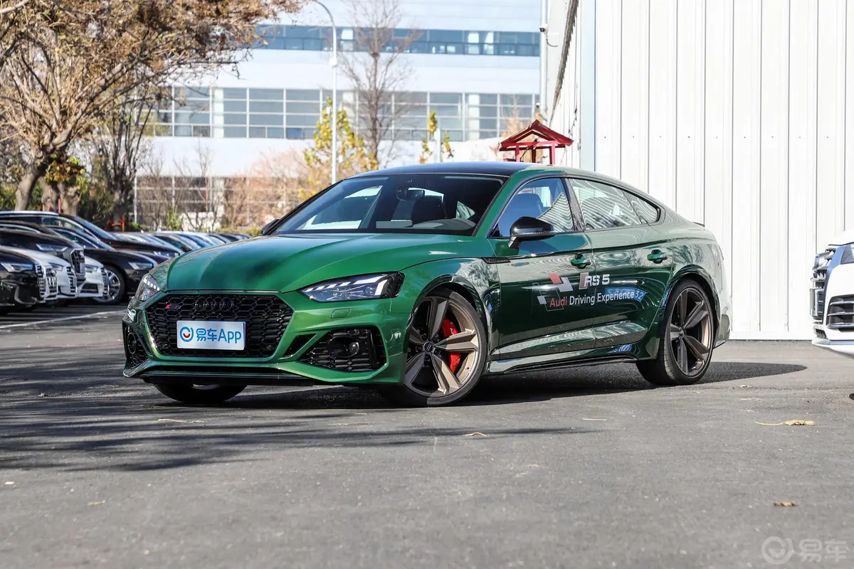 奥迪RS 52.9T Sportback 暗金版侧前45度车头向左水平