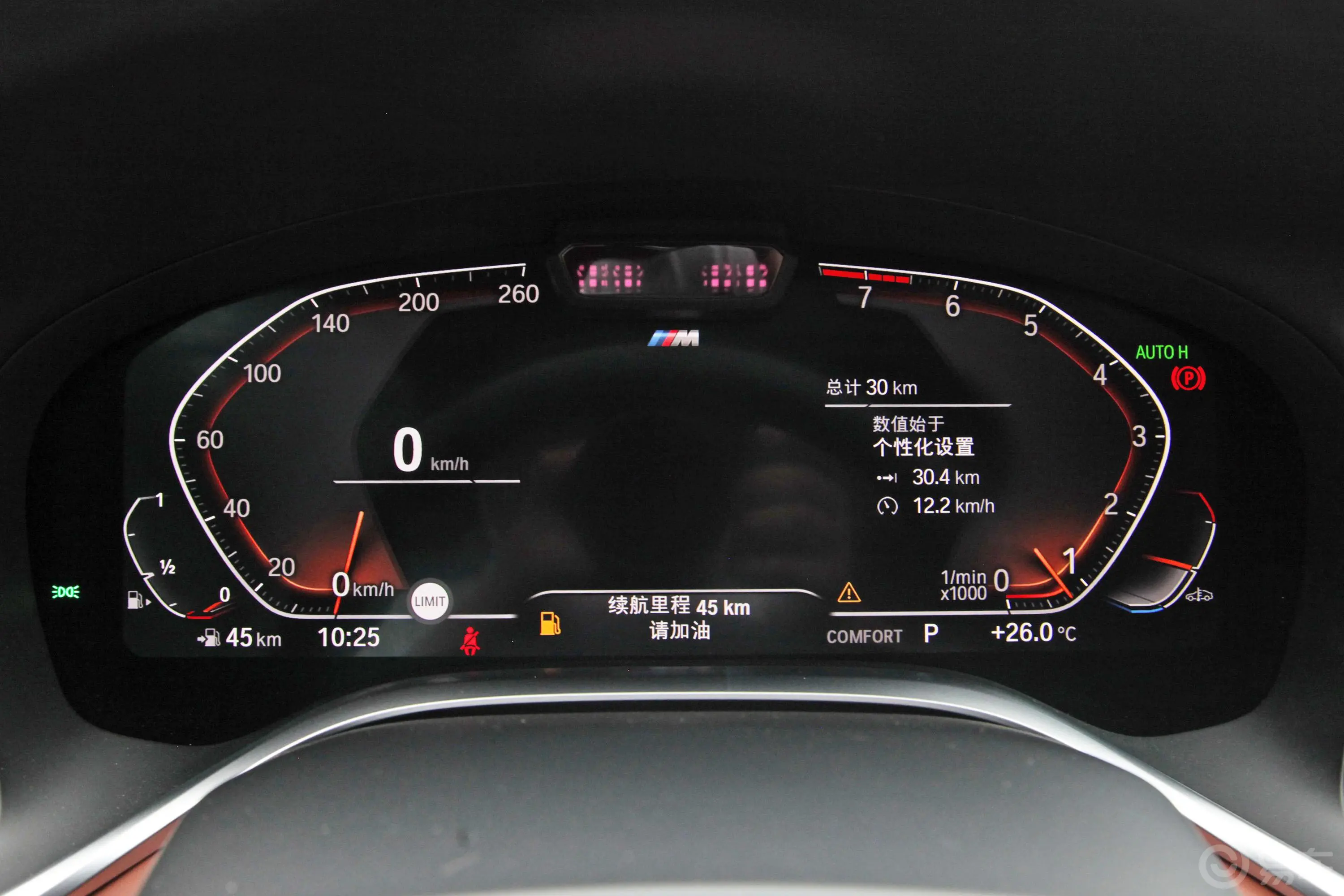 宝马7系740Li xDrive 行政型 M运动套装仪表盘