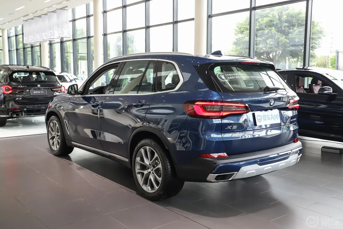 宝马X5(进口)改款 xDrive30i X设计套装侧后45度车头向左水平