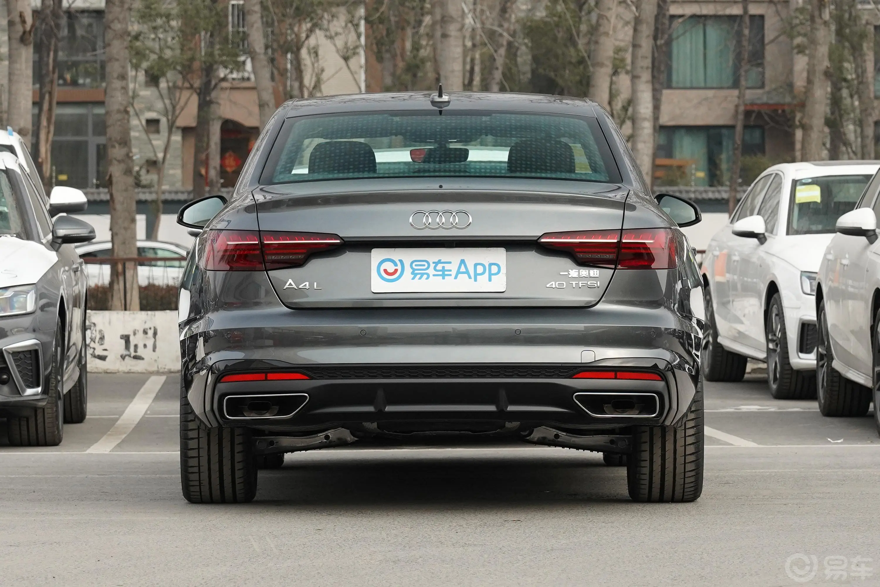 奥迪A4L40 TFSI 豪华动感型正后水平