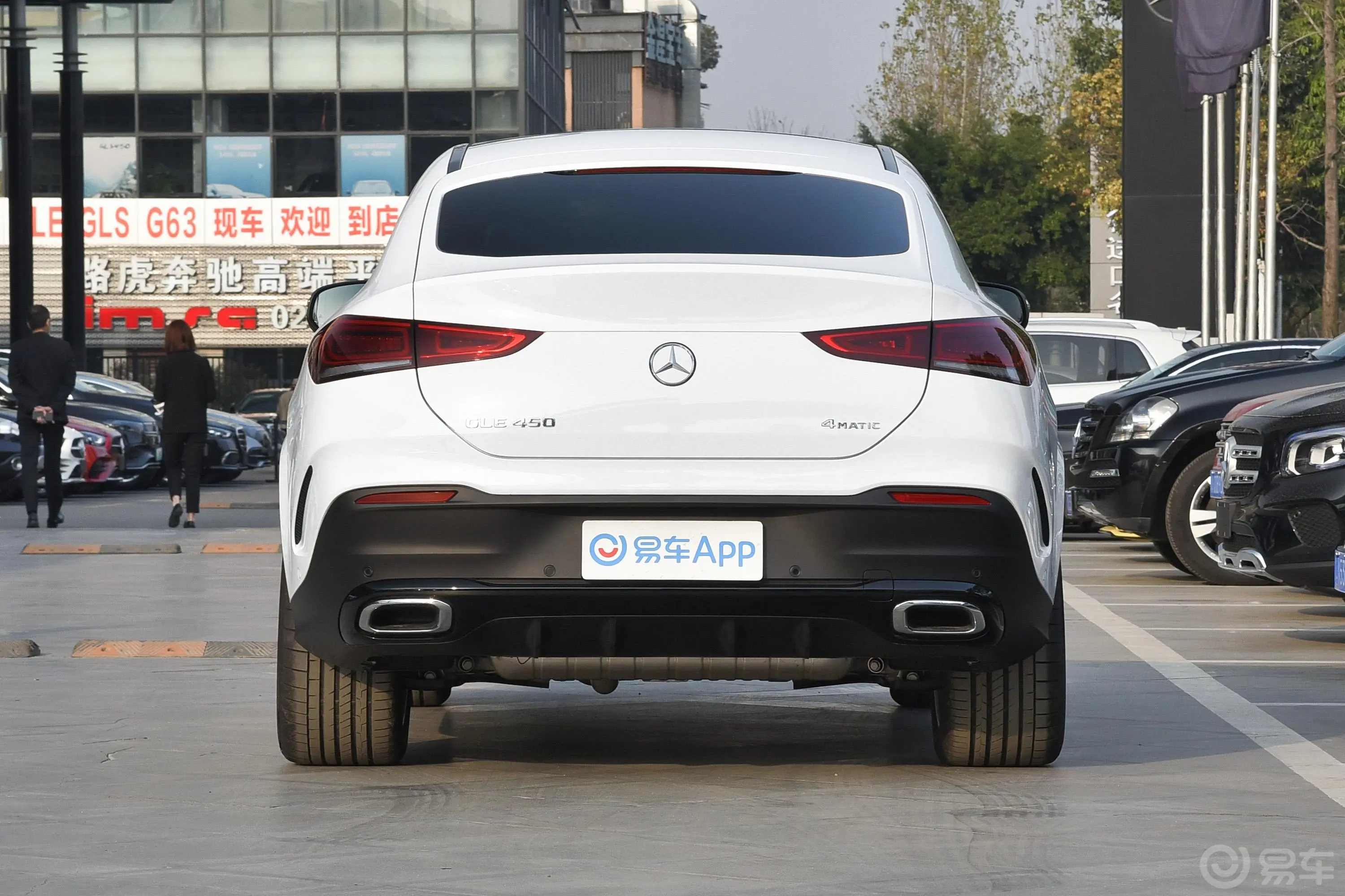 奔驰GLE轿跑GLE 450 4MATIC 轿跑SUV 豪华型正后水平