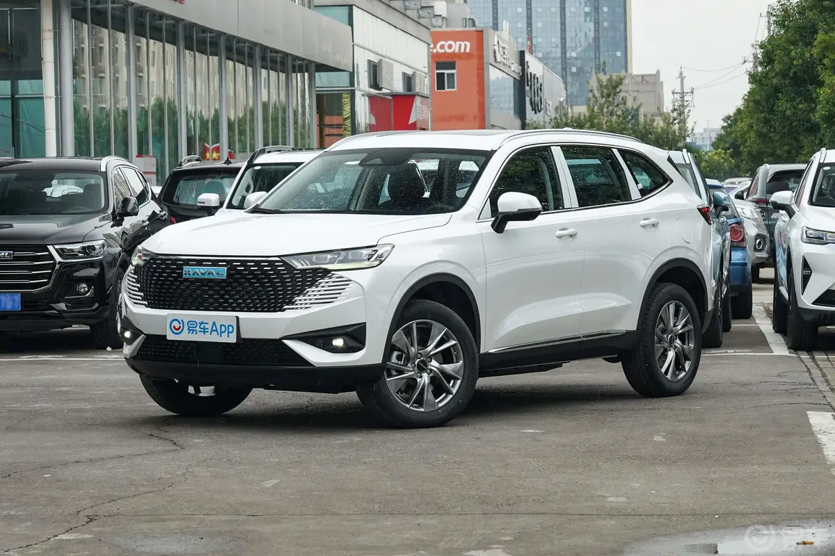 哈弗H6 PHEV1.5T 55km 悦行版侧前45度车头向左水平