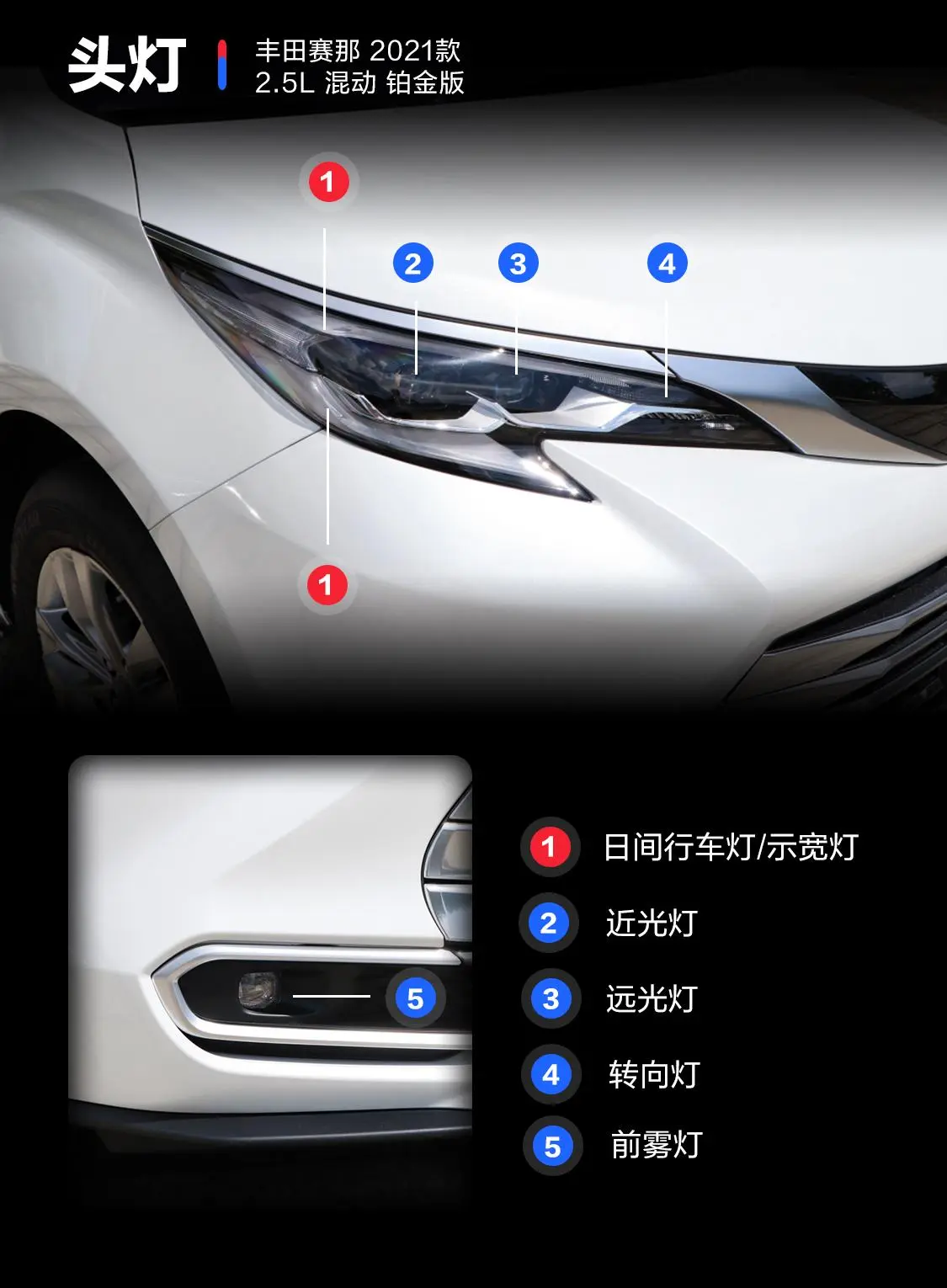 赛那2.5L 混动 铂金版