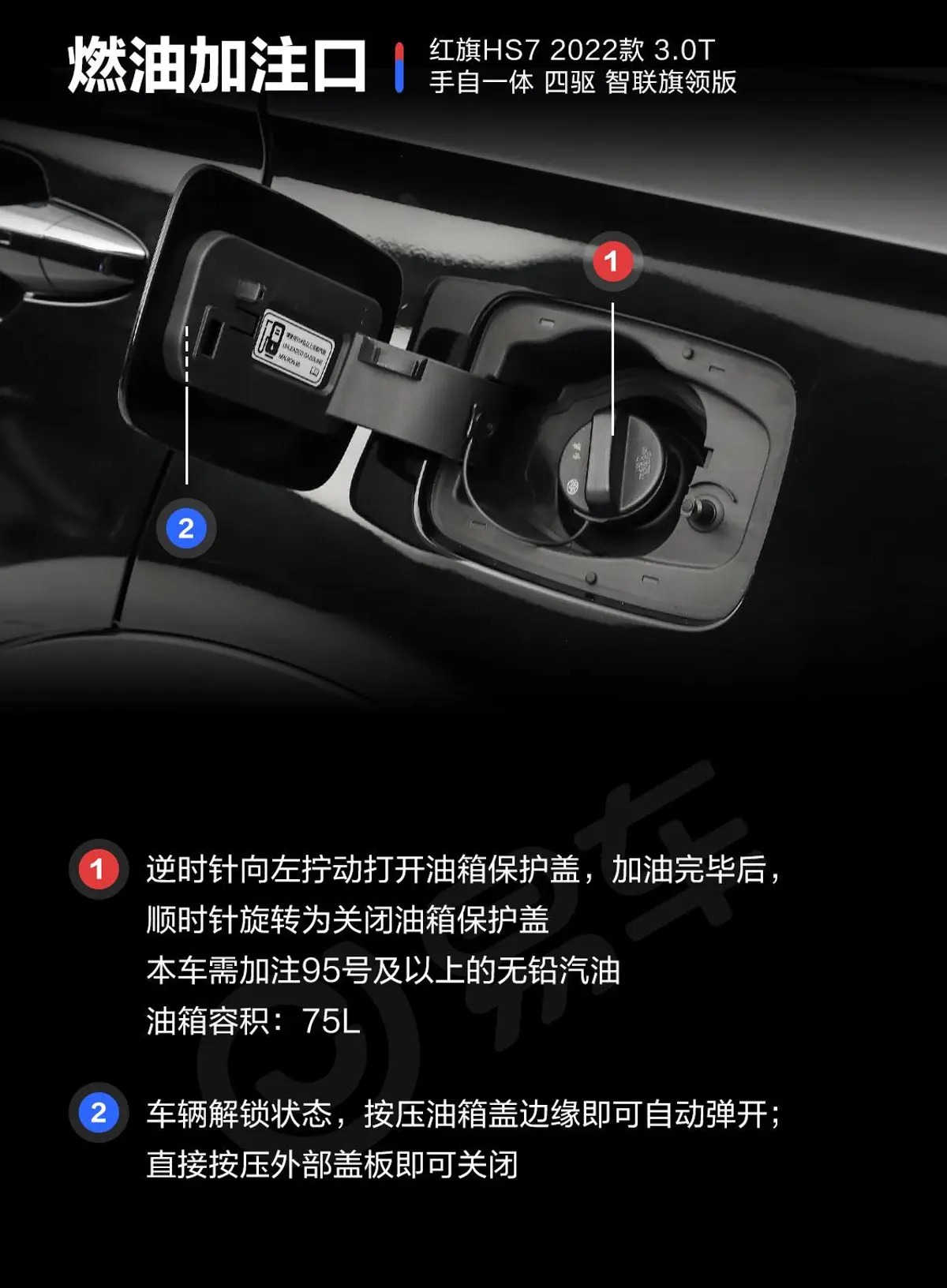 红旗HS73.0T 手自一体 四驱 智联旗领版