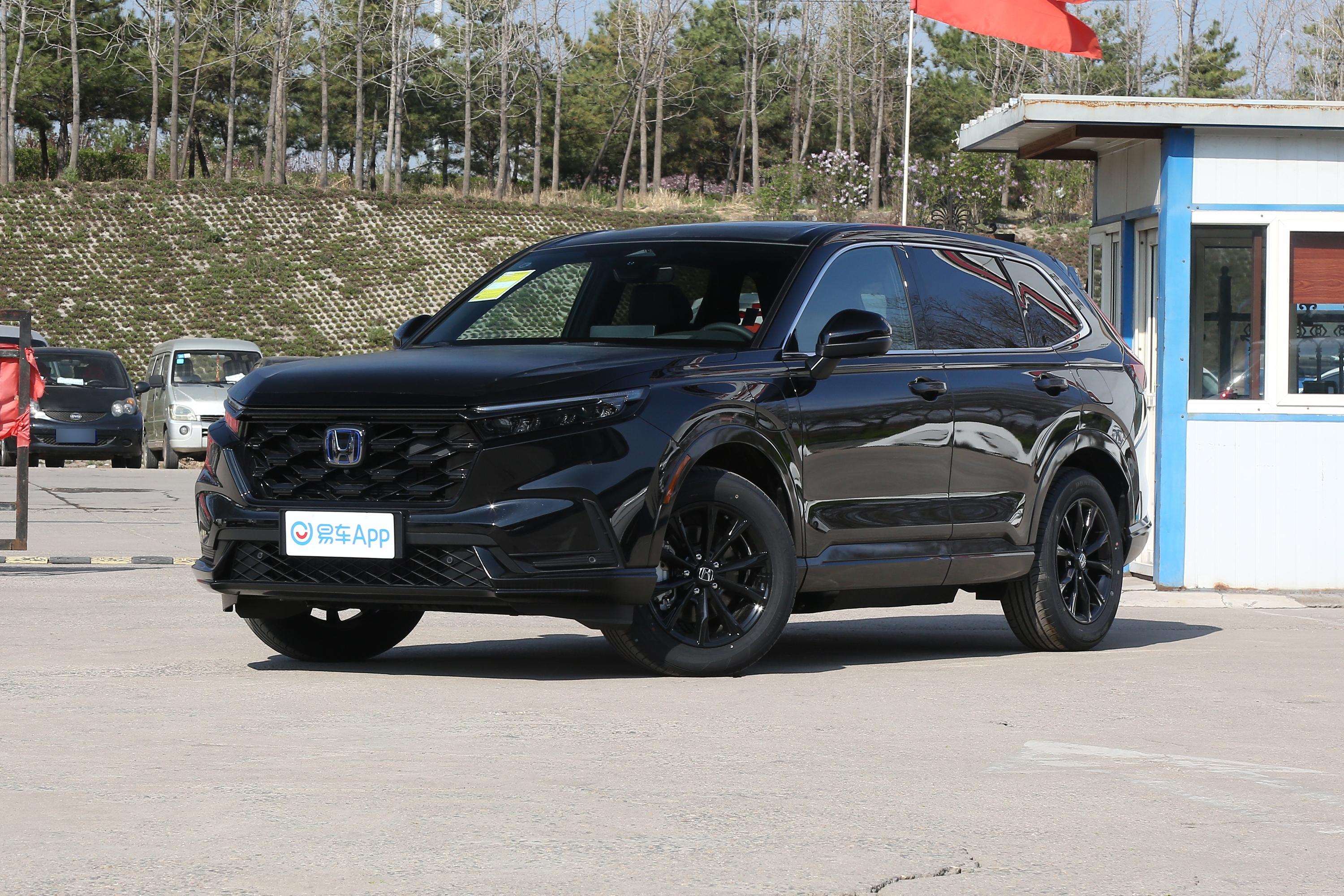 【本田CR-V e:PHEV2.0L 73km 领越版侧前45度车头向左水平图片-汽车图片大全】-易车