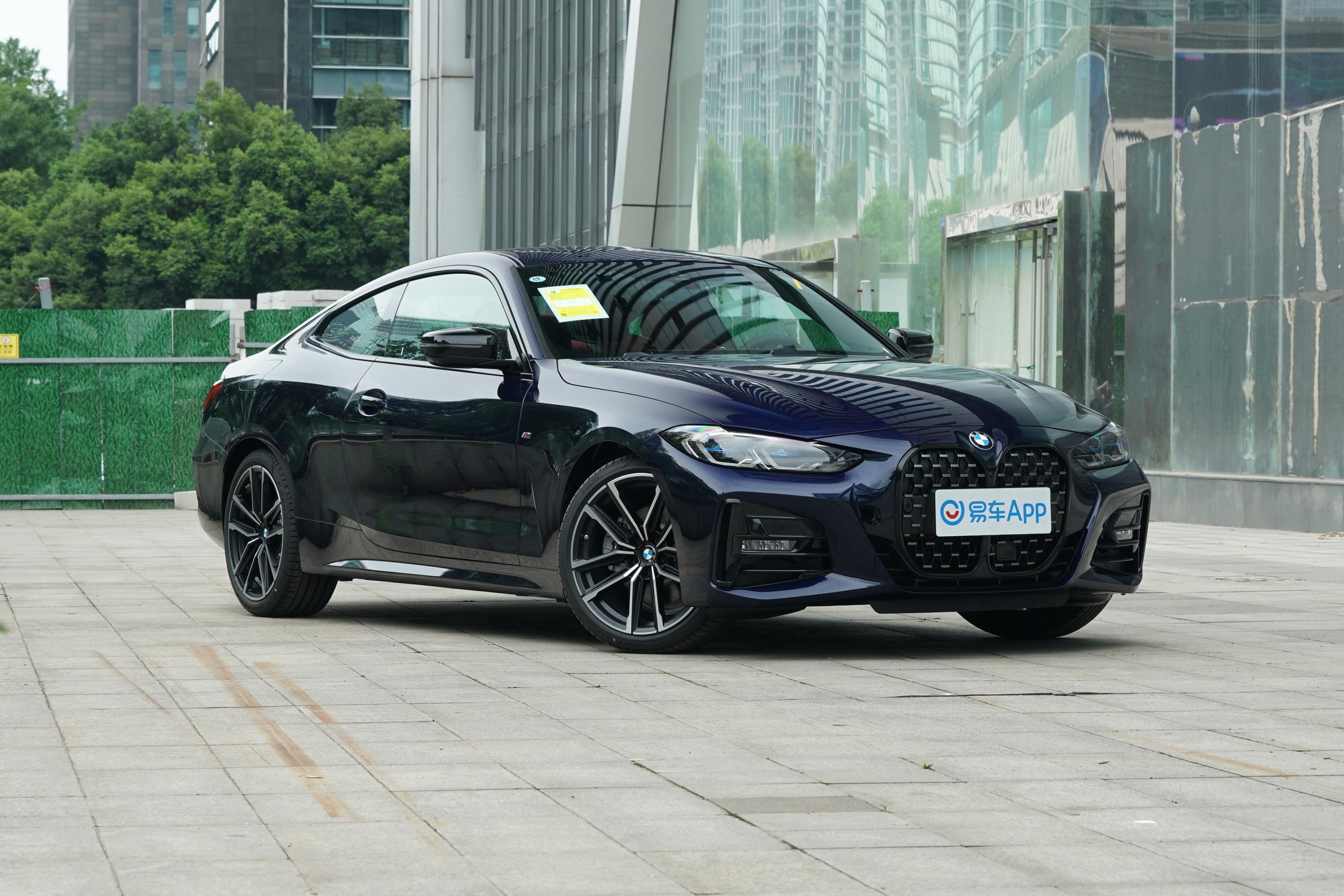 【宝马4系双门轿跑车 430i M运动曜夜套装侧前45度车头向右水平图片-汽车图片大全】-易车