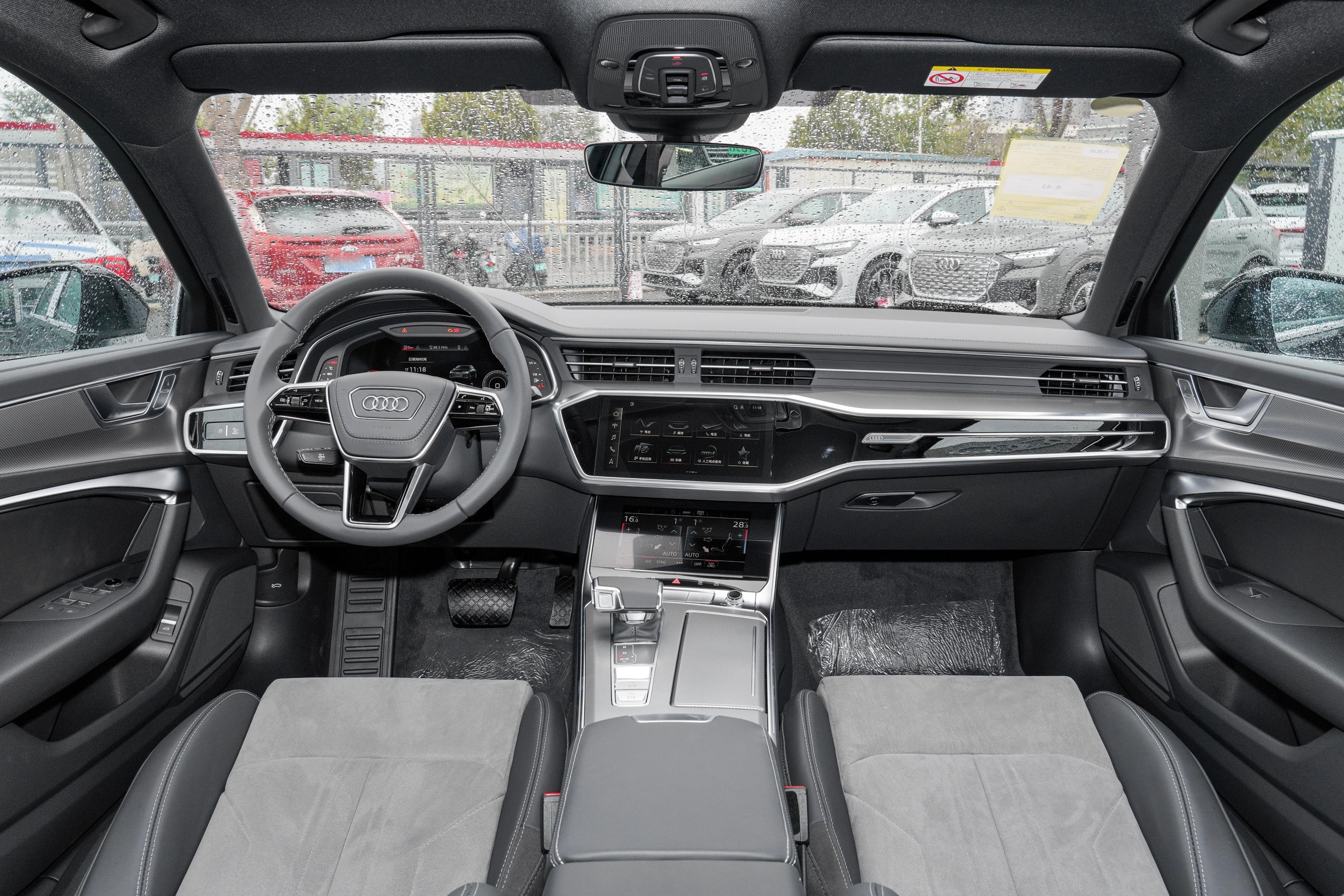 【奥迪A6L45 TFSI 臻选动感型内饰全景正拍图片-汽车图片大全】-易车