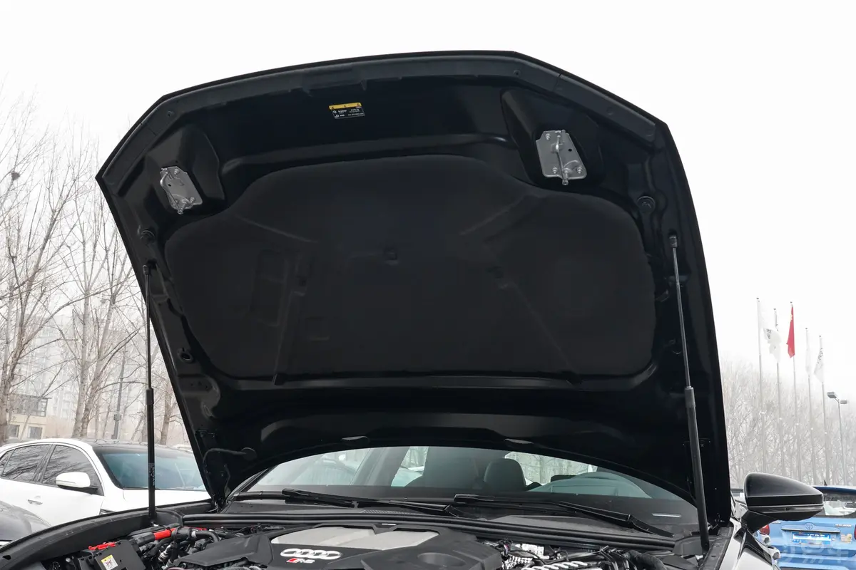 奥迪RS 64.0T Avant Performance发动机舱盖内侧