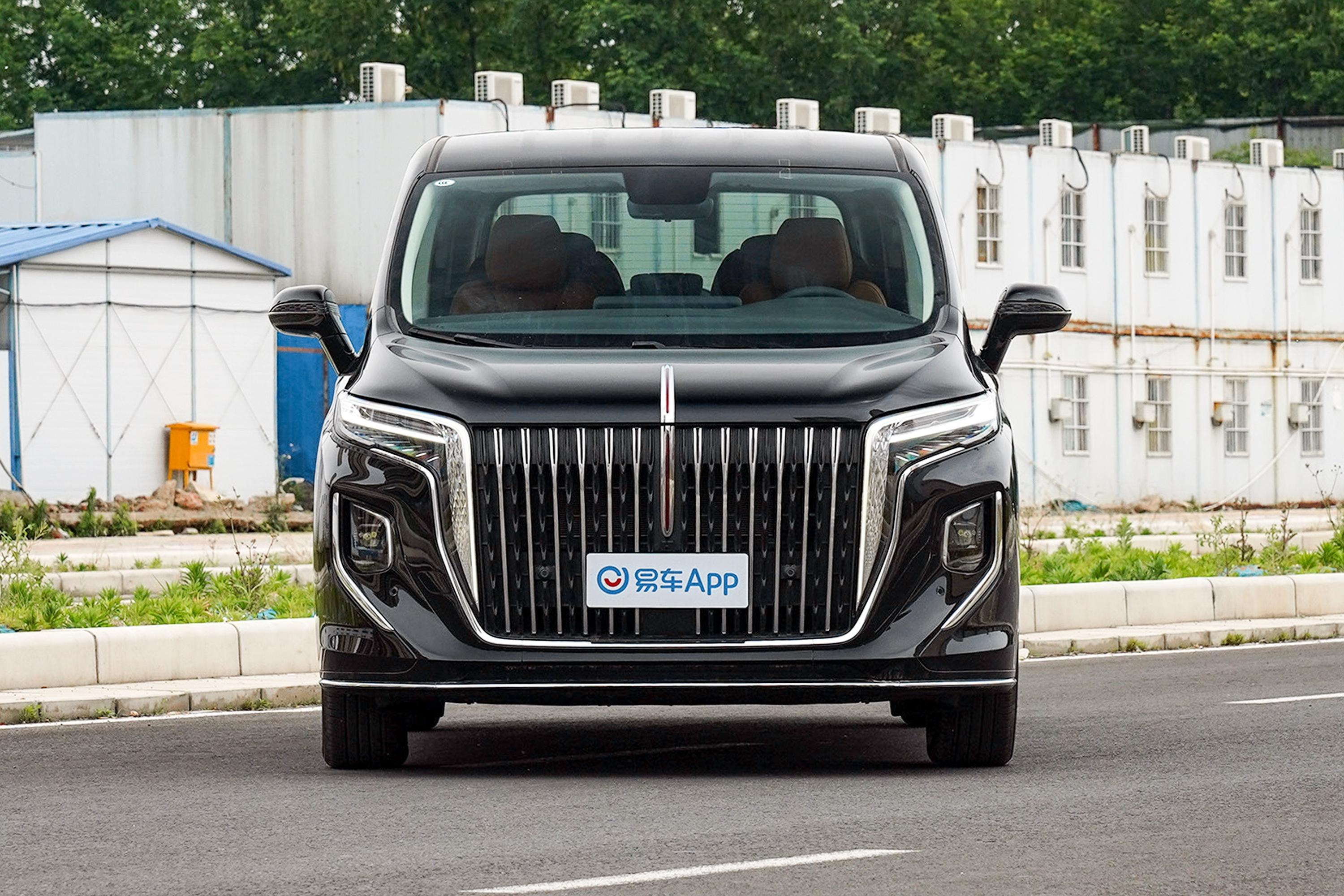 【红旗HQ9 PHEV2.0T 73km 商务版正前水平图片-汽车图片大全】-易车