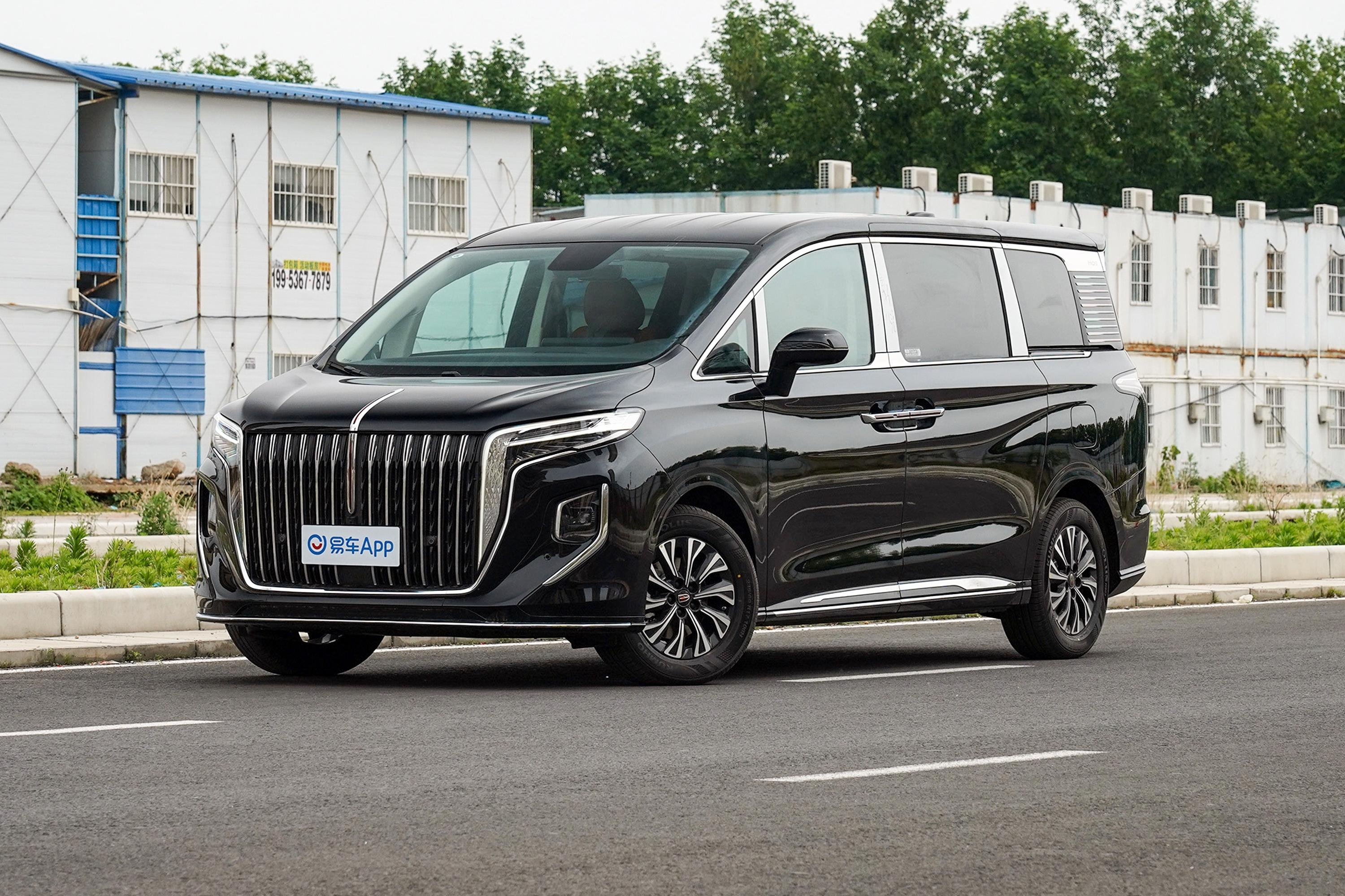 【红旗HQ9 PHEV2.0T 73km 商务版侧前45度车头向左水平图片-汽车图片大全】-易车