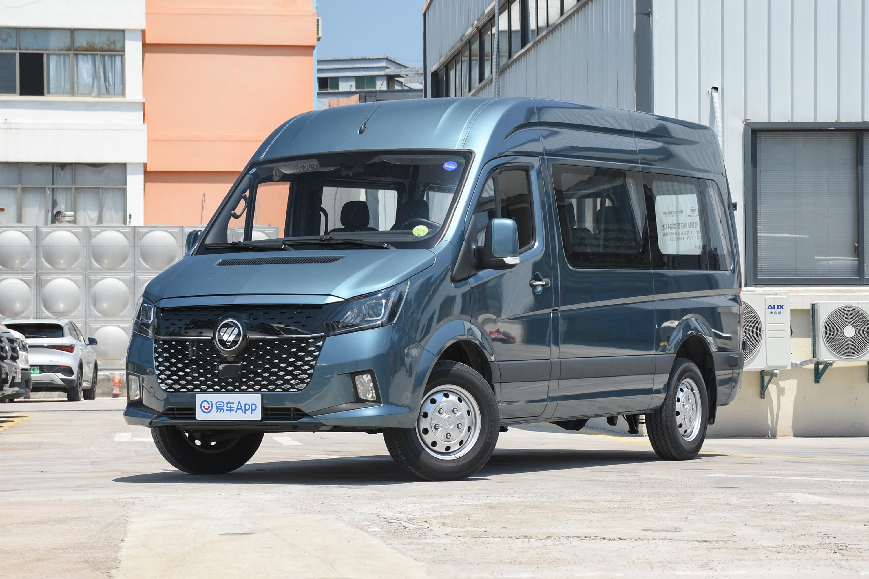 【图雅诺X8商运版多功能车 2.0T 自动长轴中顶后单胎 112kW 6/7/9座侧前45度车头向左水平图片-汽车图片大全】-易车
