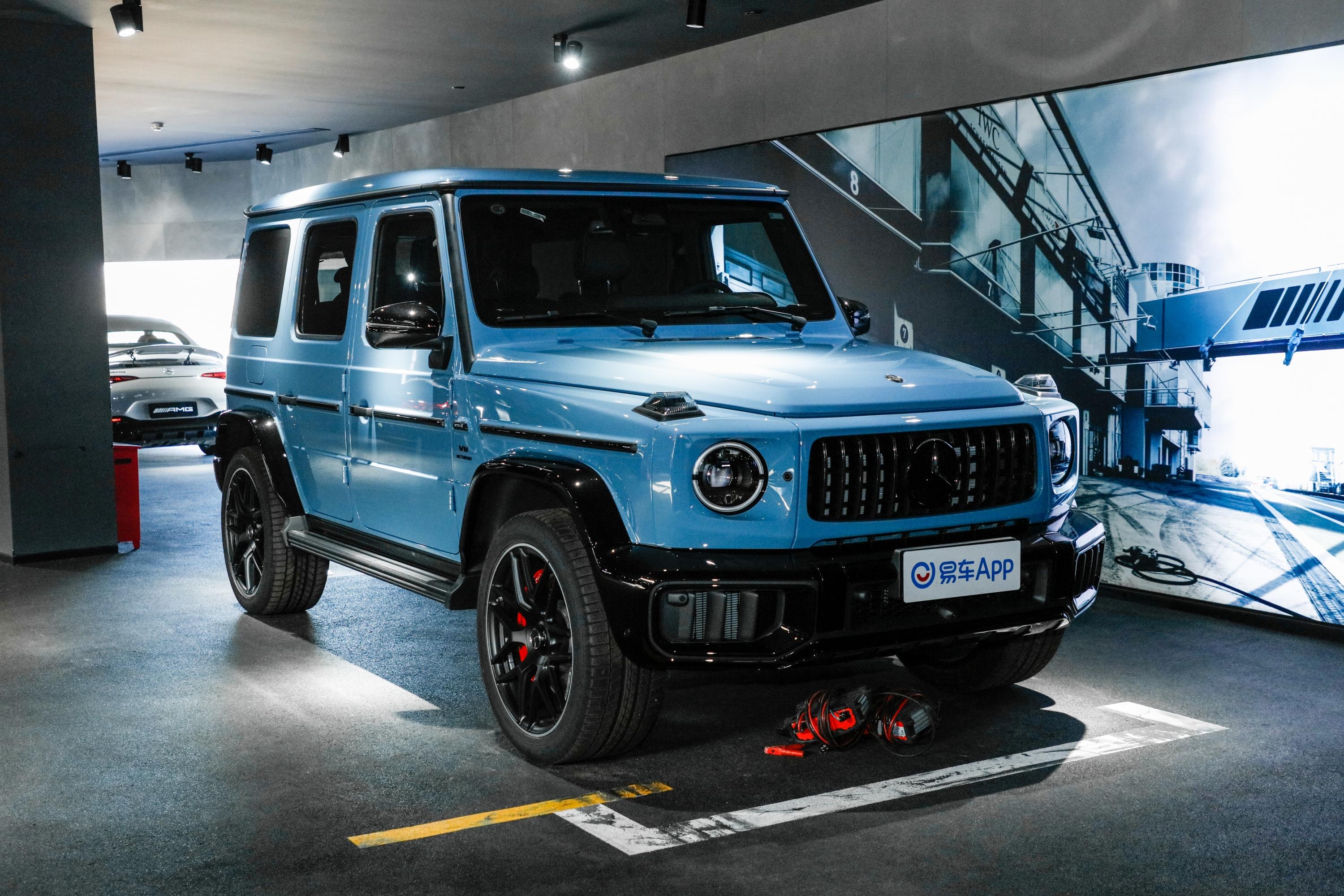 【奔驰G级 AMGAMG G 63侧前45度车头向右水平图片-汽车图片大全】-易车