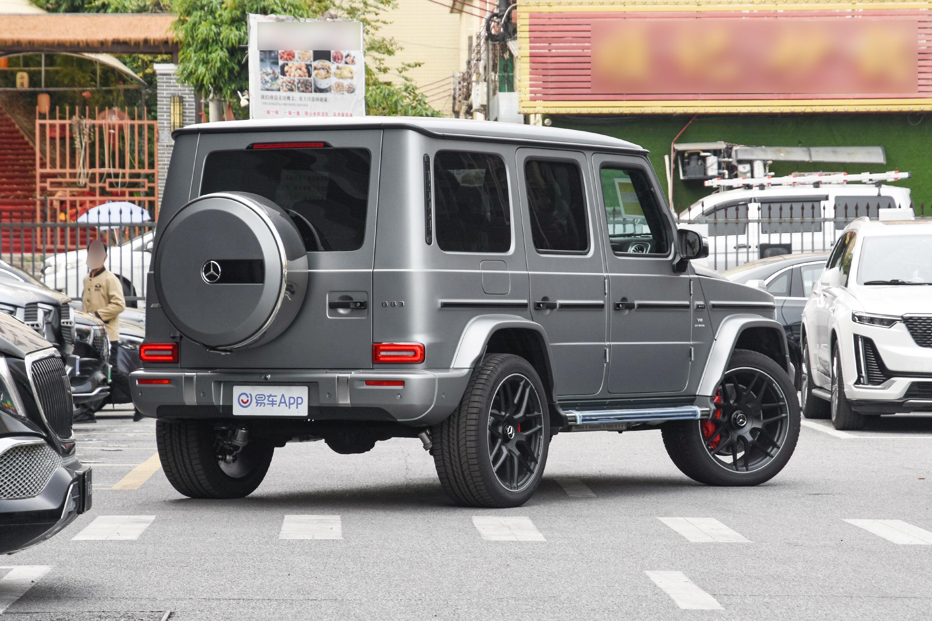 【奔驰G级 AMGAMG G 63侧后45度车头向右水平图片-汽车图片大全】-易车