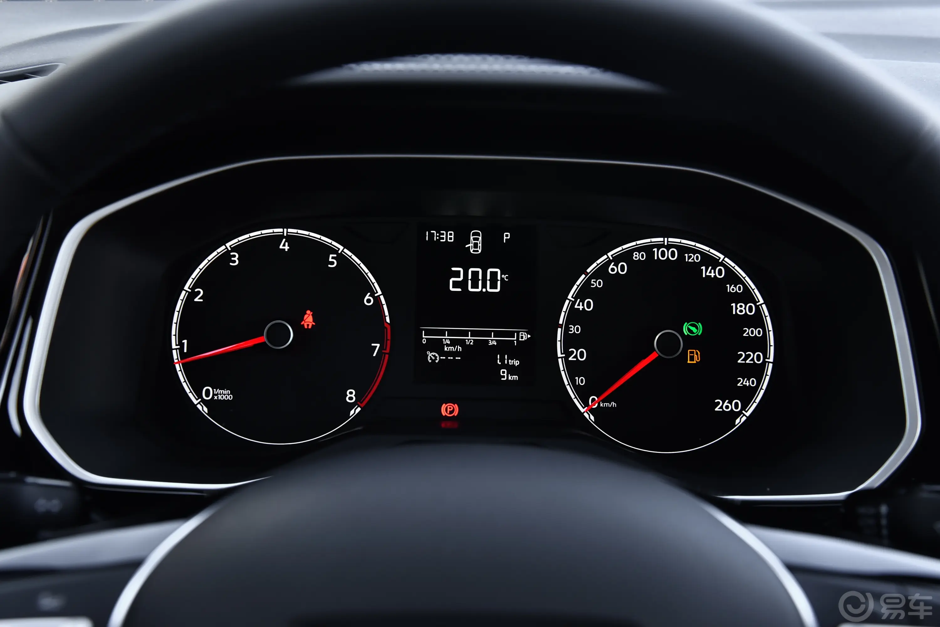 捷达VS5280TSI 自动好运Plus版仪表盘