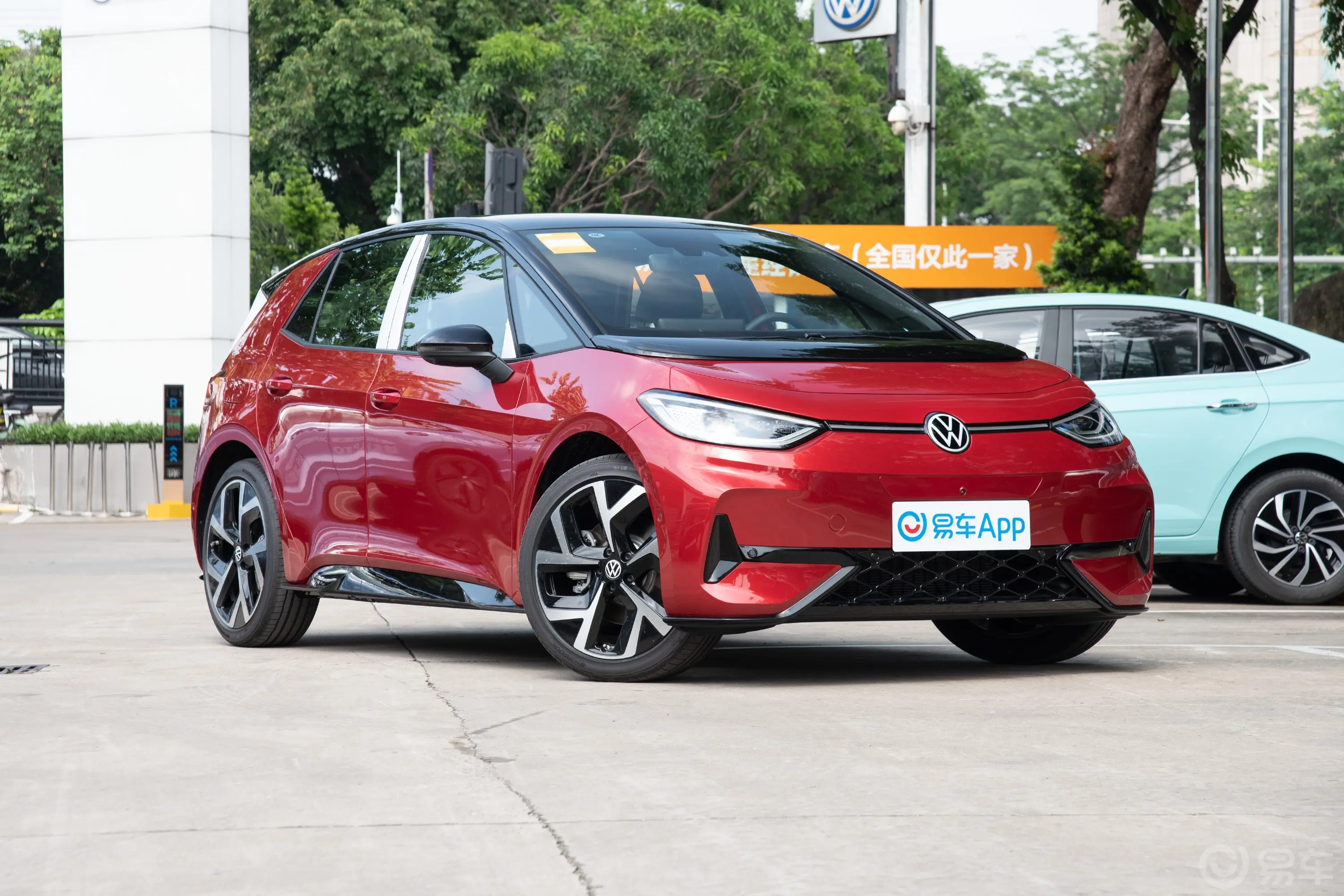 大众ID.3GTX套件款 451km 极智版侧前45度车头向右水平