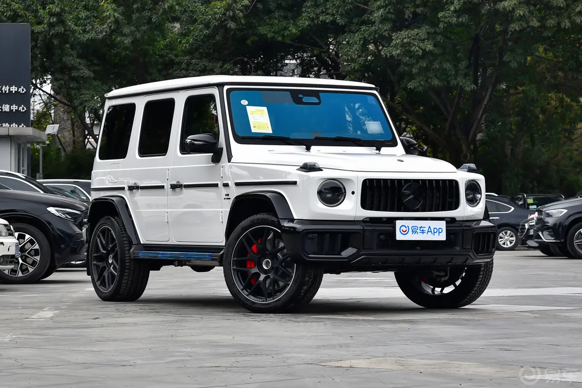 【奔驰G级 AMGAMG G 63侧前45度车头向右水平图片-汽车图片大全】-易车