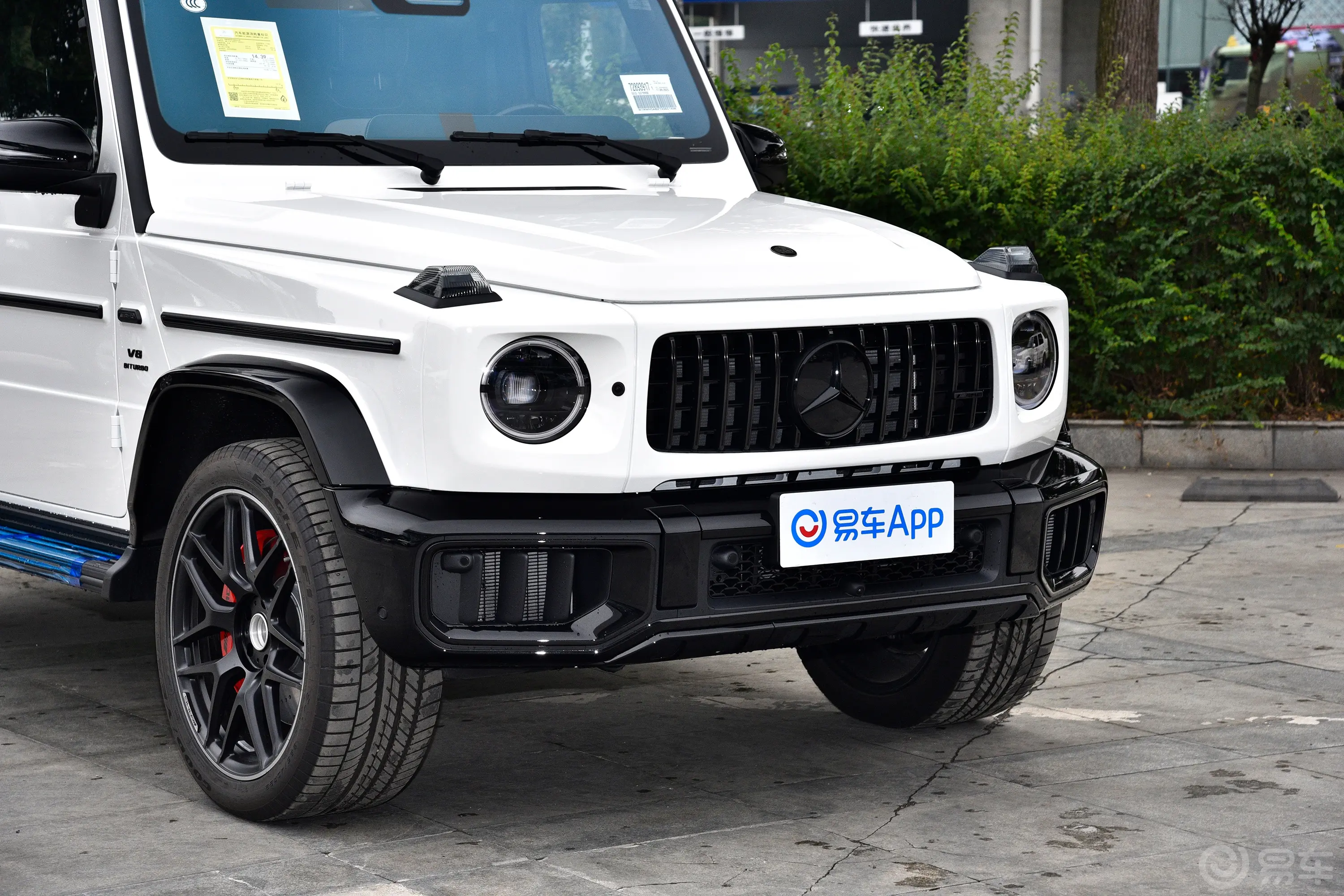 【奔驰G级 AMGAMG G 63前格栅侧俯拍图片-汽车图片大全】-易车