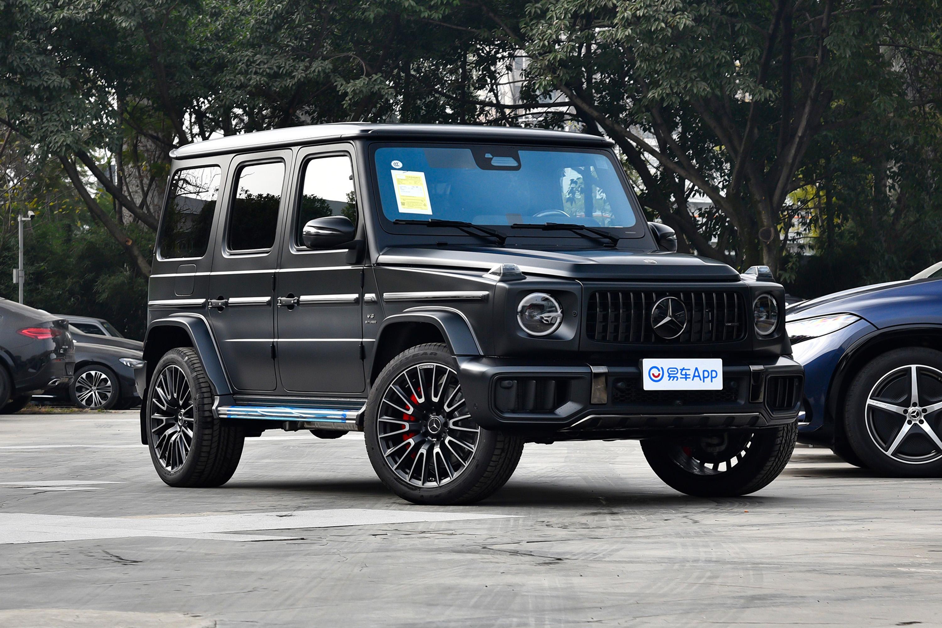 【奔驰G级 AMGAMG G 63侧前45度车头向右水平图片-汽车图片大全】-易车