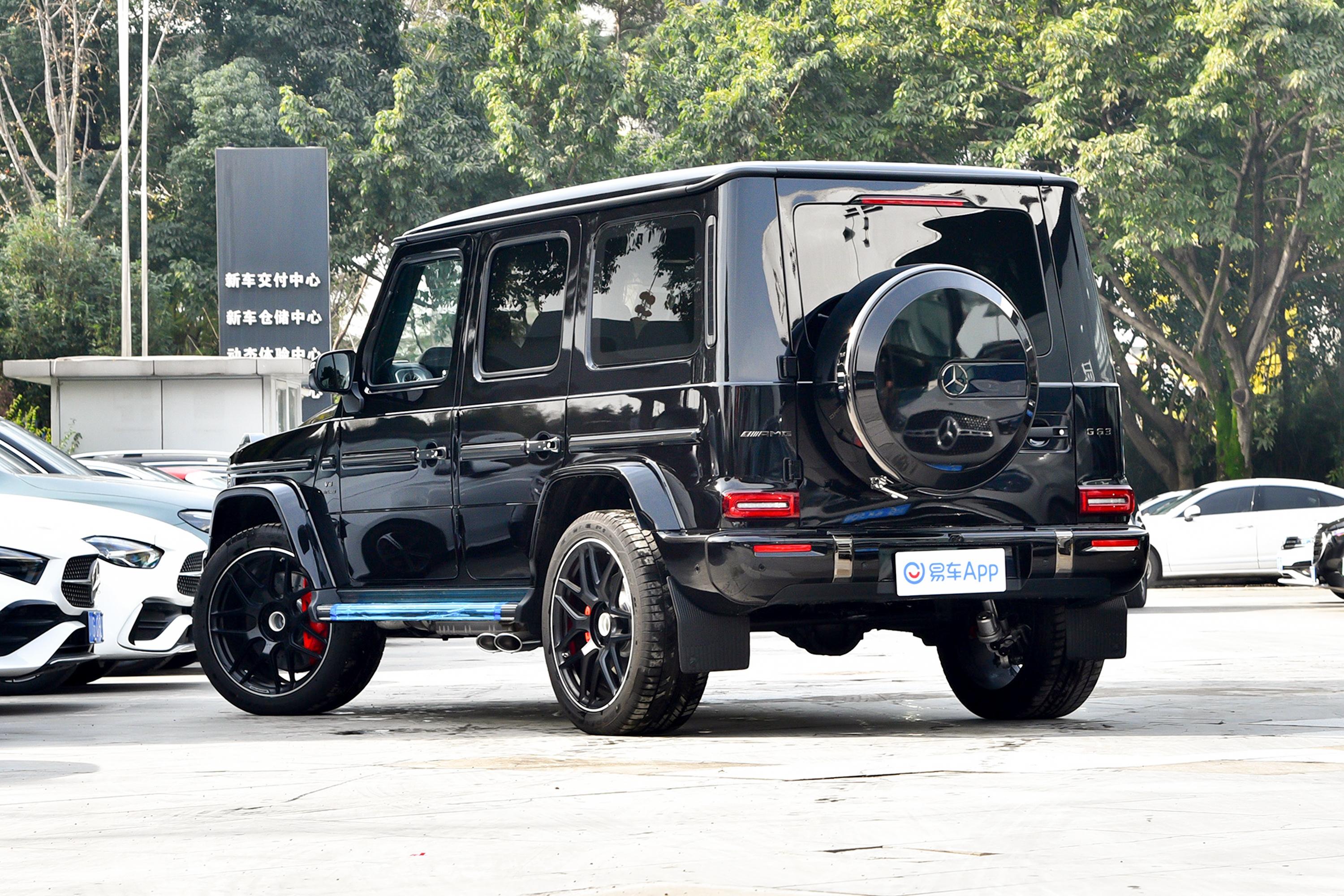 【奔驰G级 AMGAMG G 63侧后45度车头向左水平图片-汽车图片大全】-易车