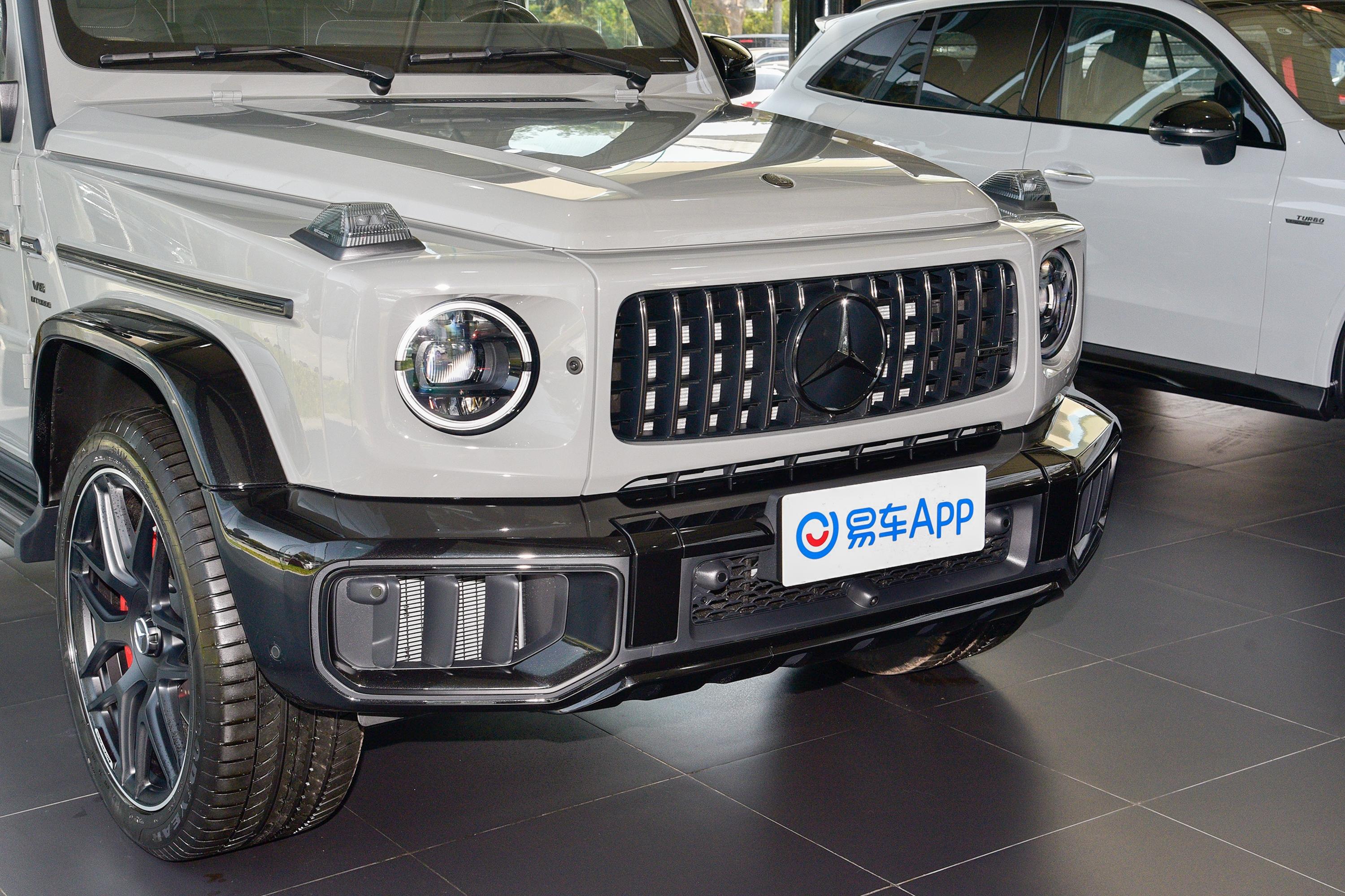 【奔驰G级 AMGAMG G 63前格栅侧俯拍图片-汽车图片大全】-易车