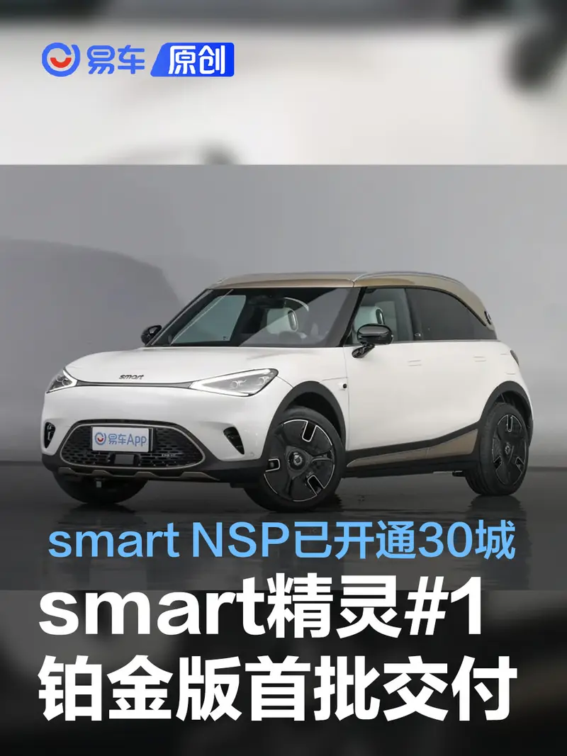 smart精灵#1铂金版开启首批交付 城市高速NSP功能已开通30城