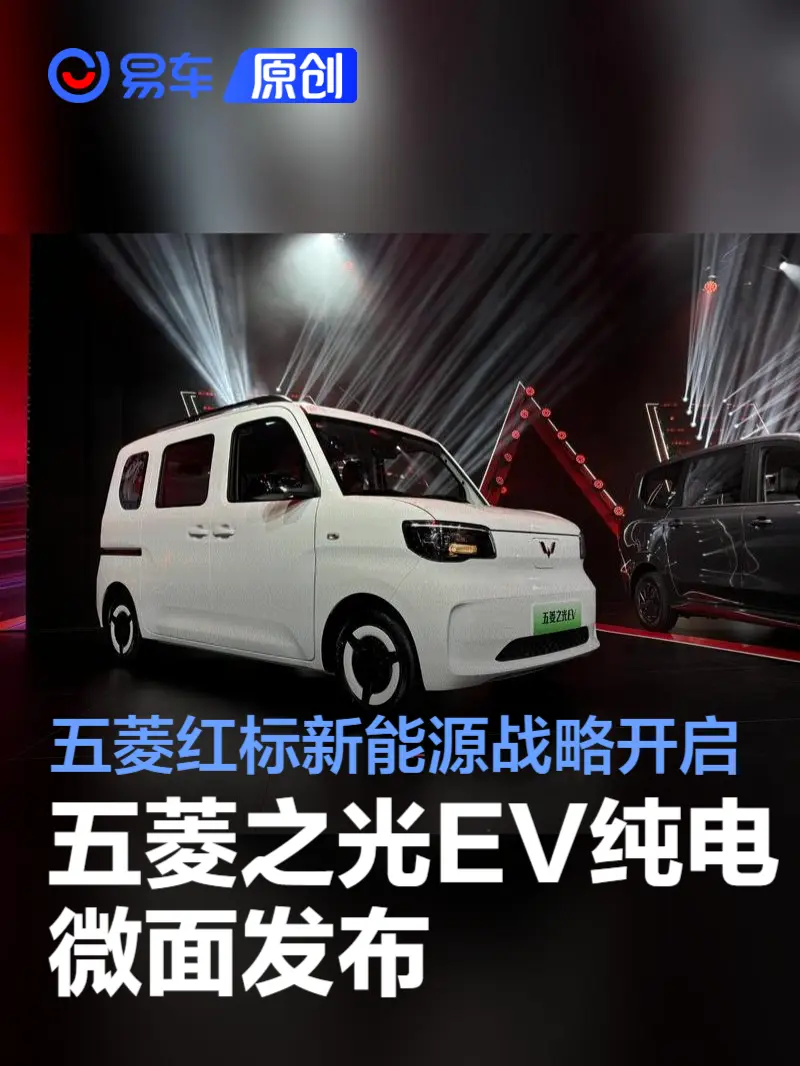 五菱之光EV纯电微面发布 五菱红标新能源战略开启
