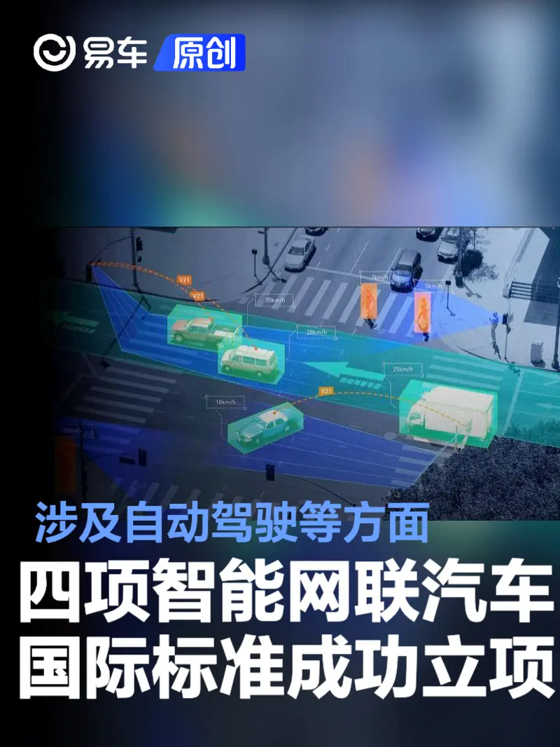 四项智能网联汽车国际标准成功立项 涉及自动驾驶等方面
