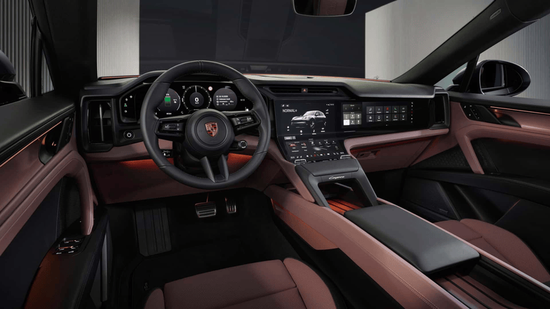 保时捷卡宴纯电官图 将于北京车展迎国内首秀