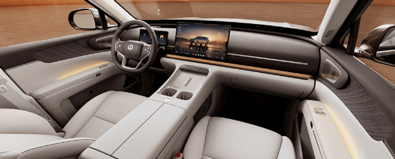 零跑D19内饰官图 现已开启盲订/明年上半年上市